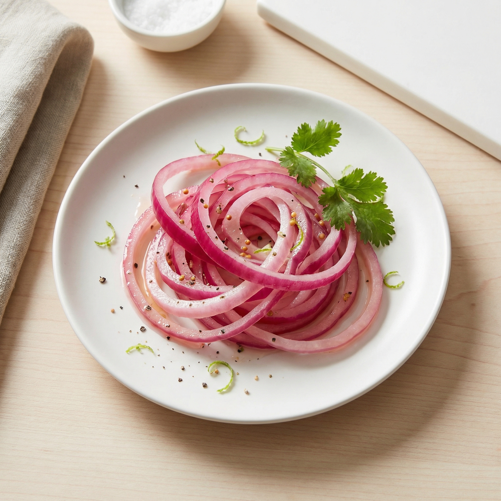 Quick Red Onion Pickles