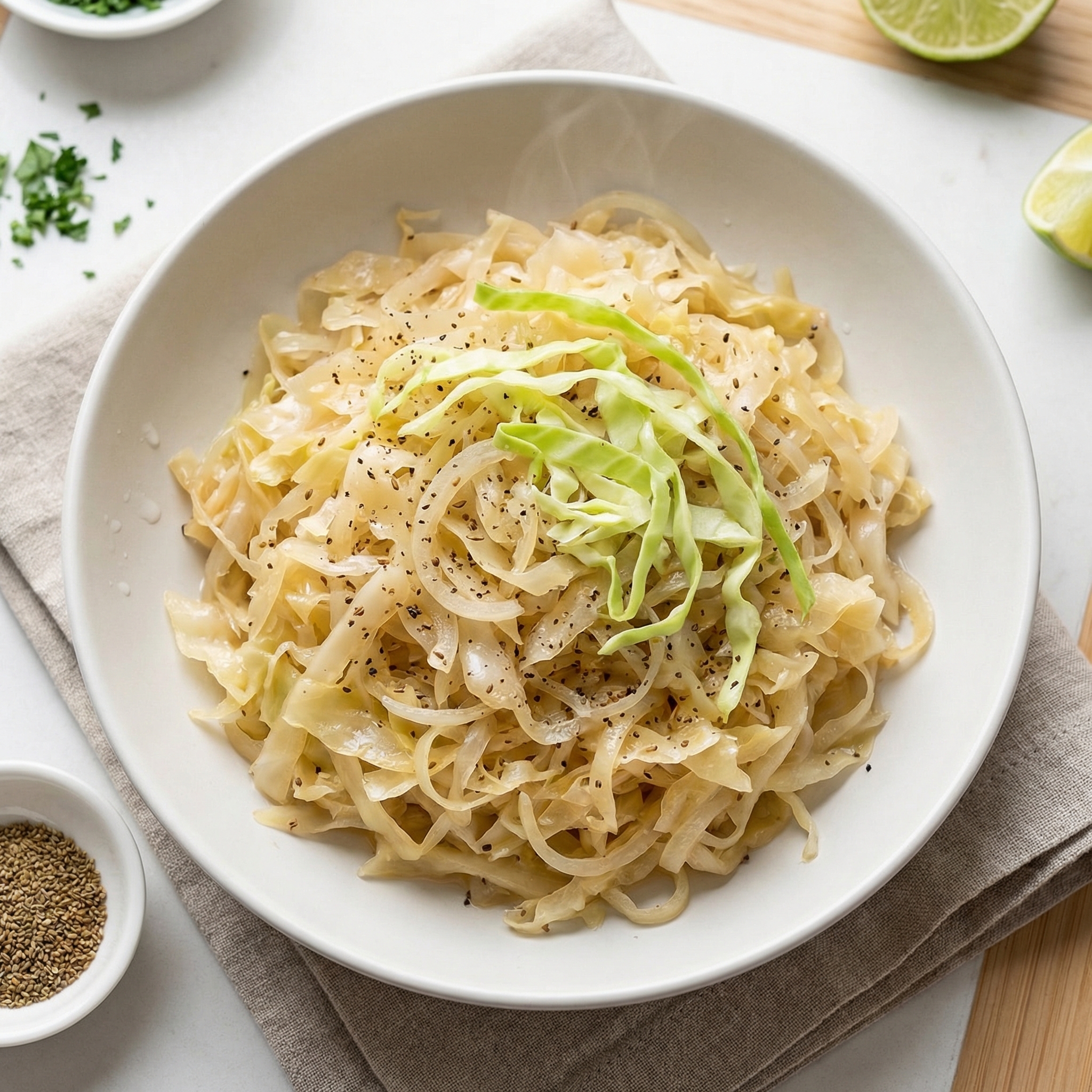 Quick Tangy Stovetop Kraut