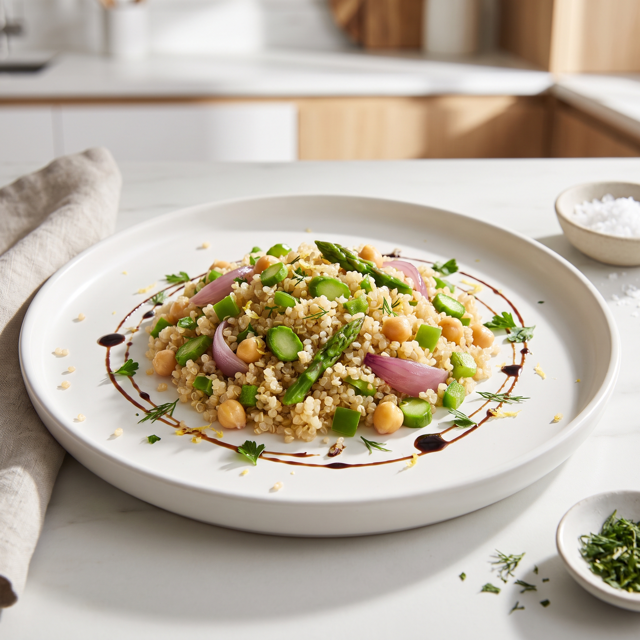Quinoa Pilaf with Veggies and Chickpeas