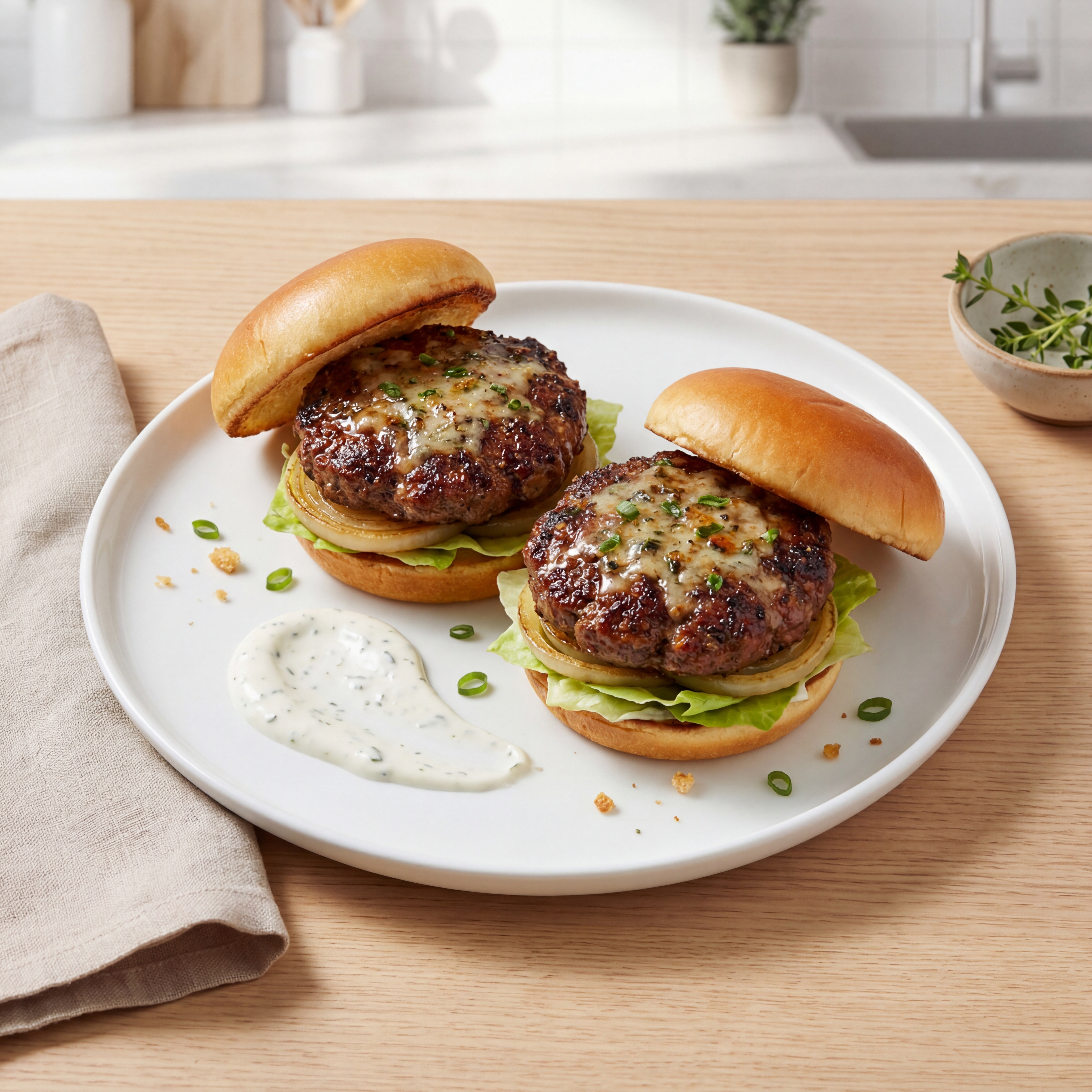 Ranch Burgers from Hidden Valley