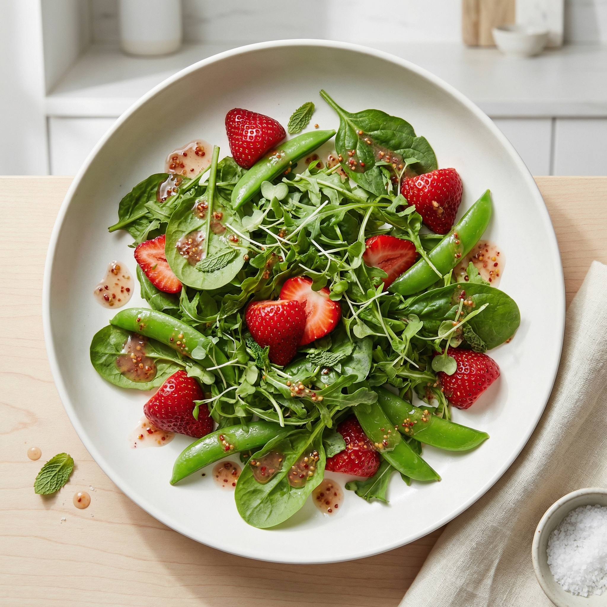 Strawberry and Snap Pea Salad