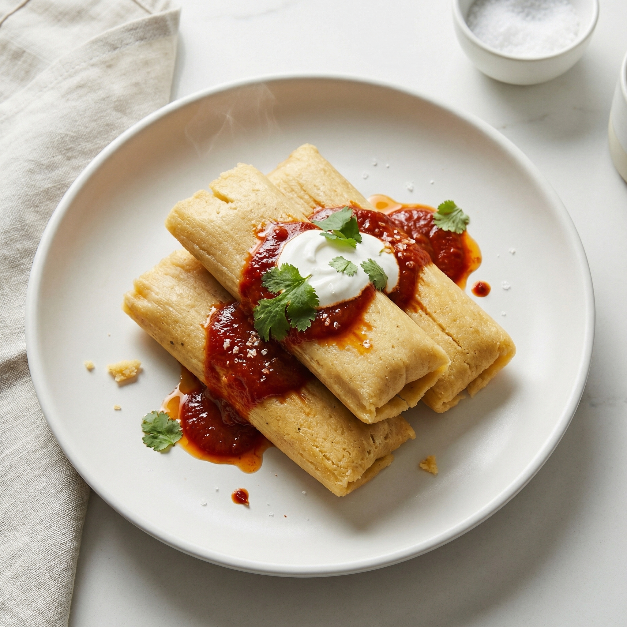 Authentic Homemade Pork Tamales