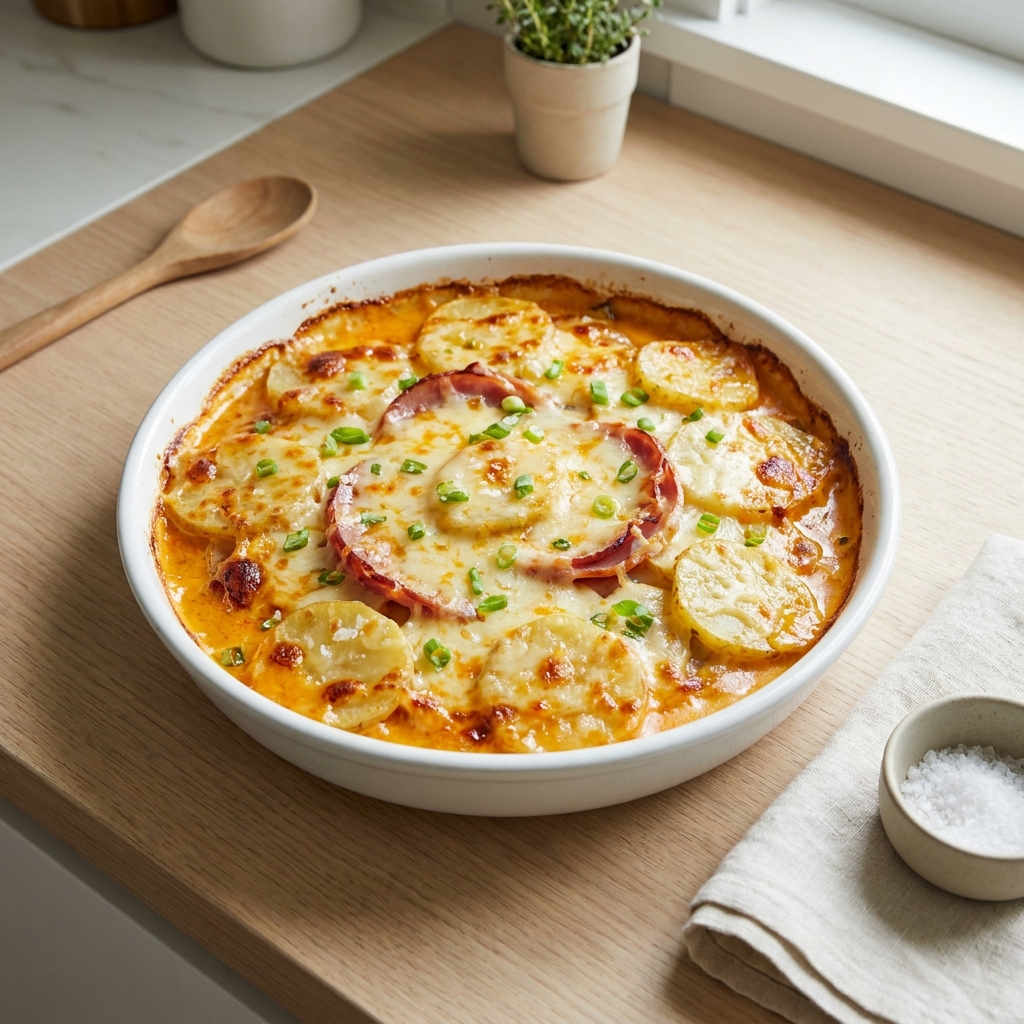 Red Curry Ham Gratin
