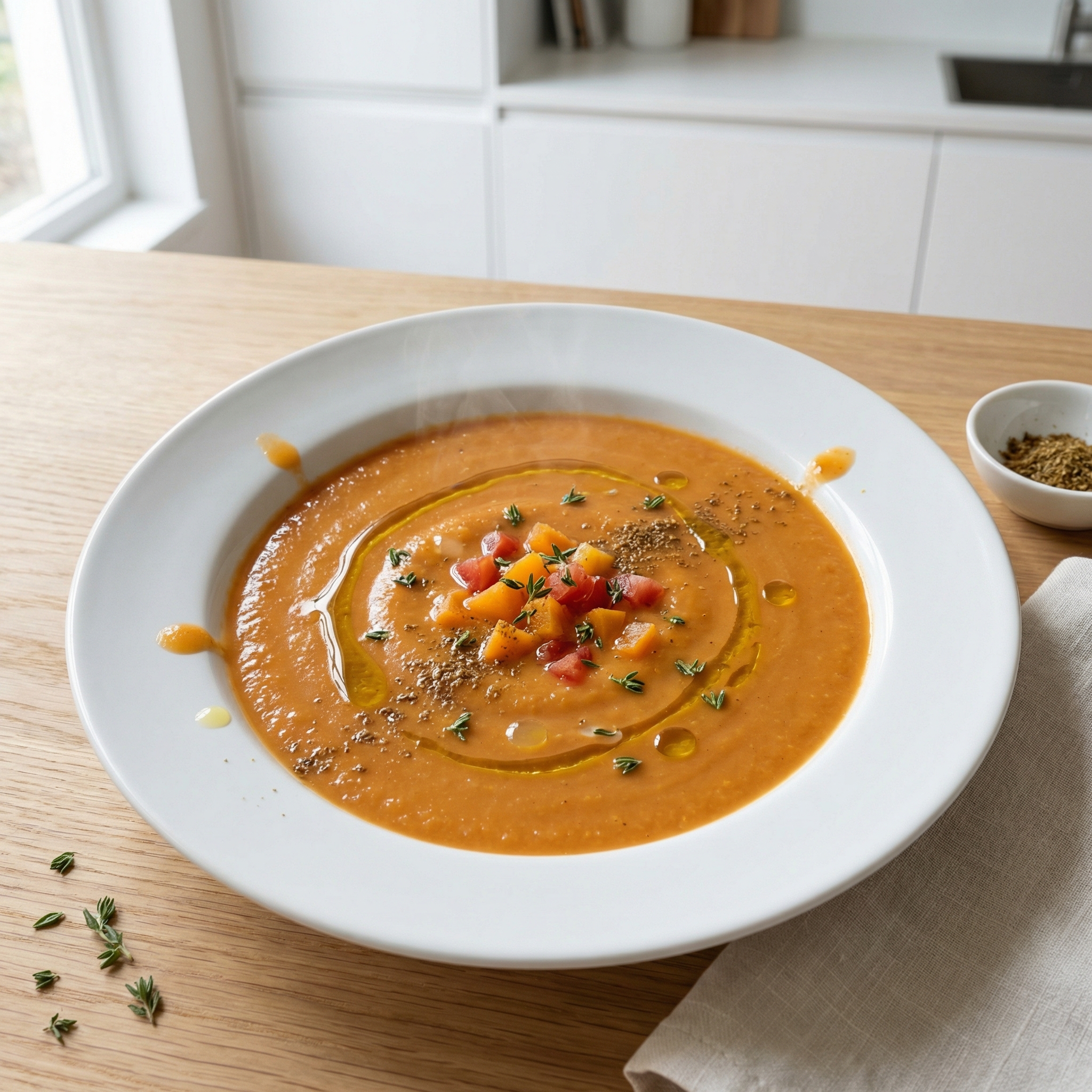 Red Lentil and Apricot Soup