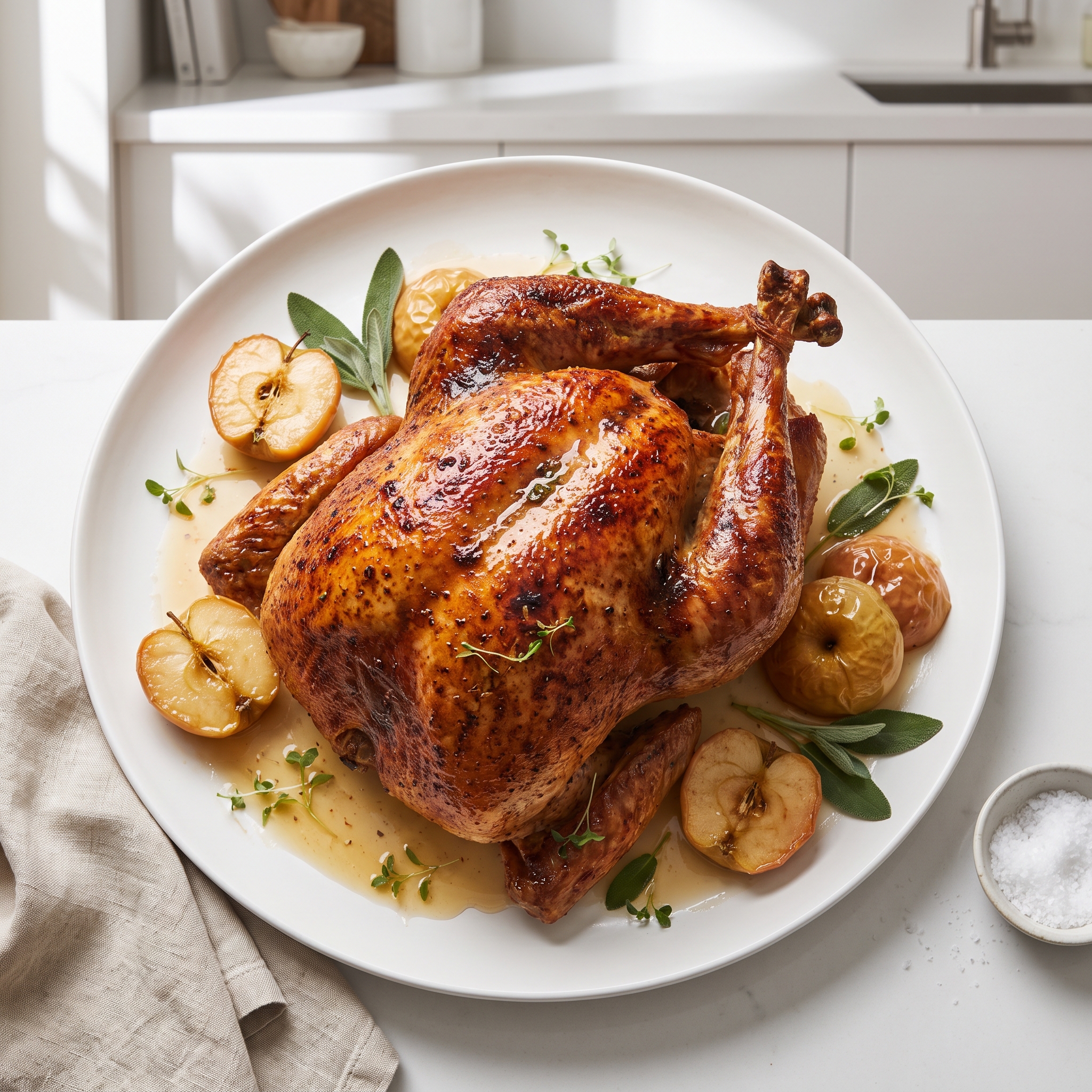 Roast Turkey with Apple Stuffing