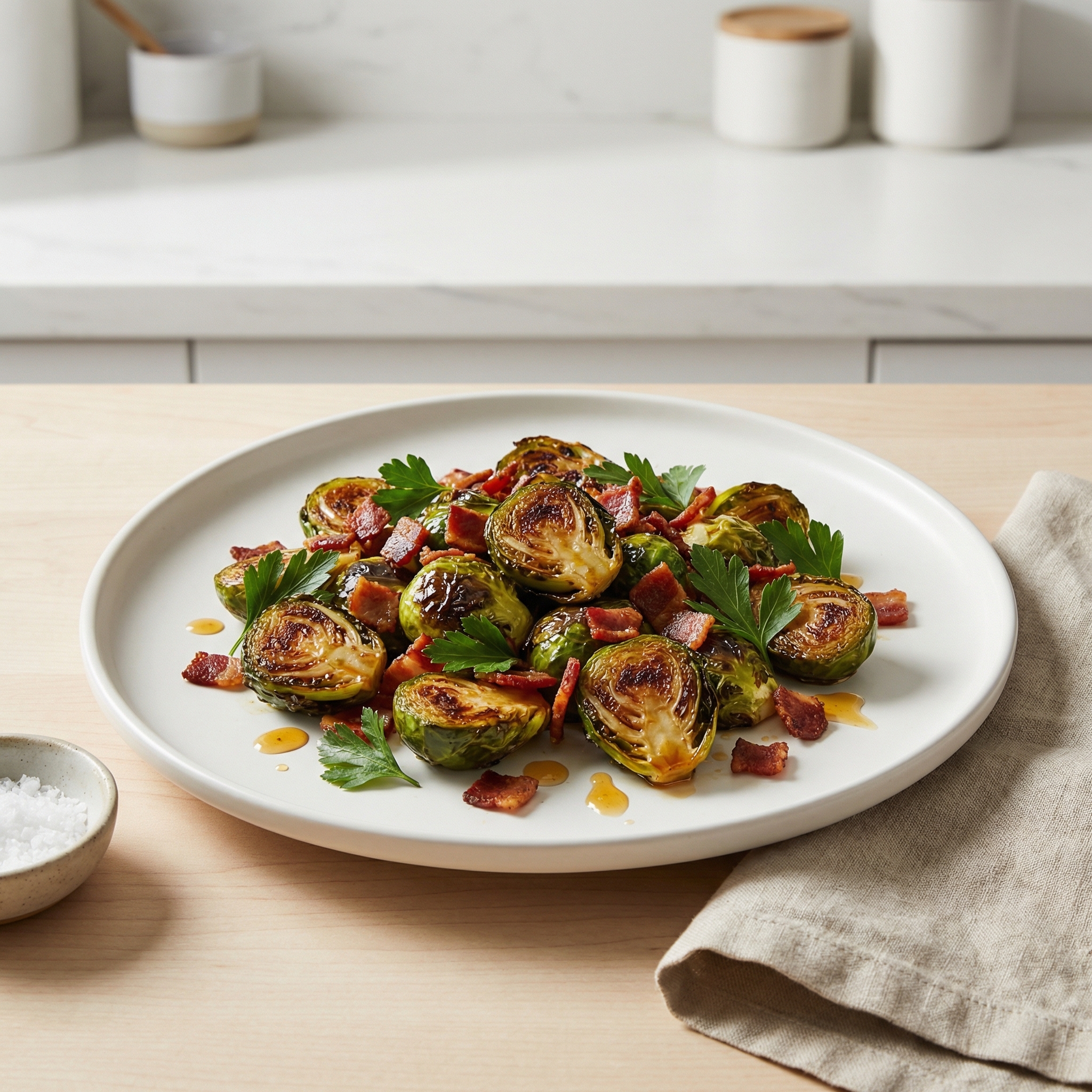 Maple Bacon Brussels Sprouts