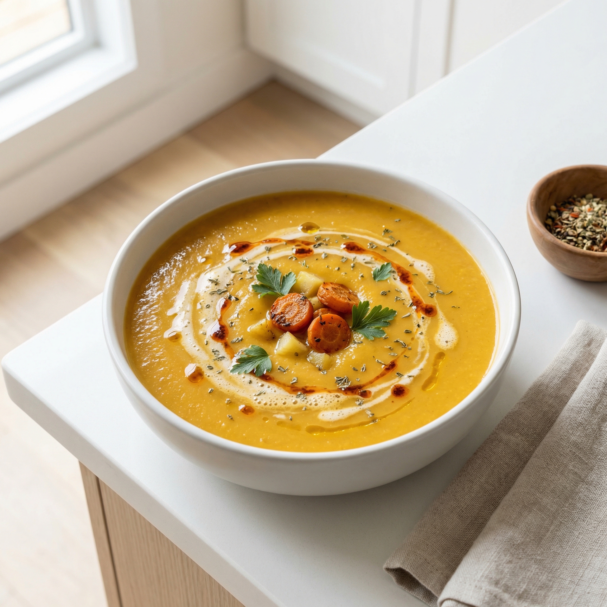 Dee's Creamy Roasted Carrot Soup