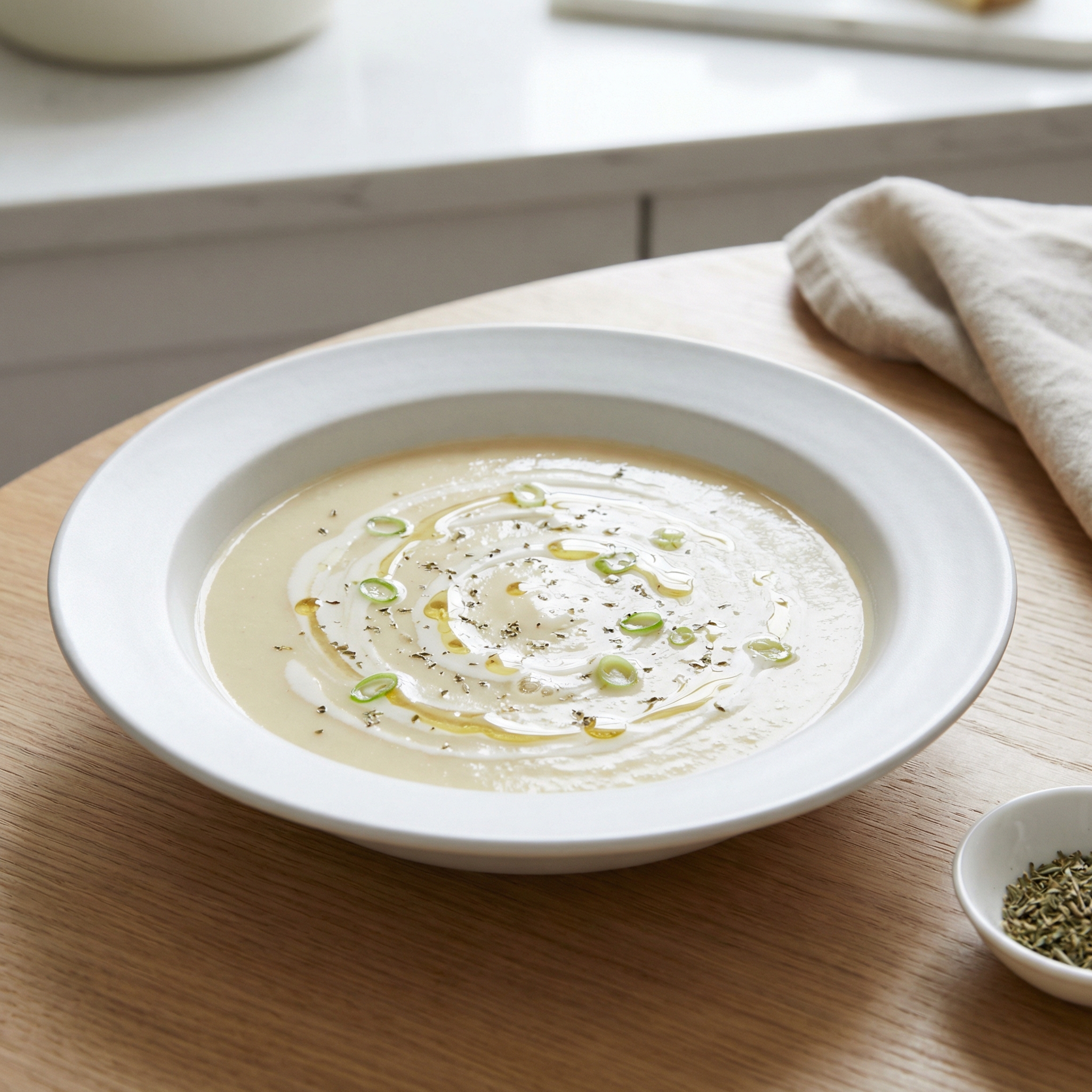 Creamy Roasted Celery Root Soup