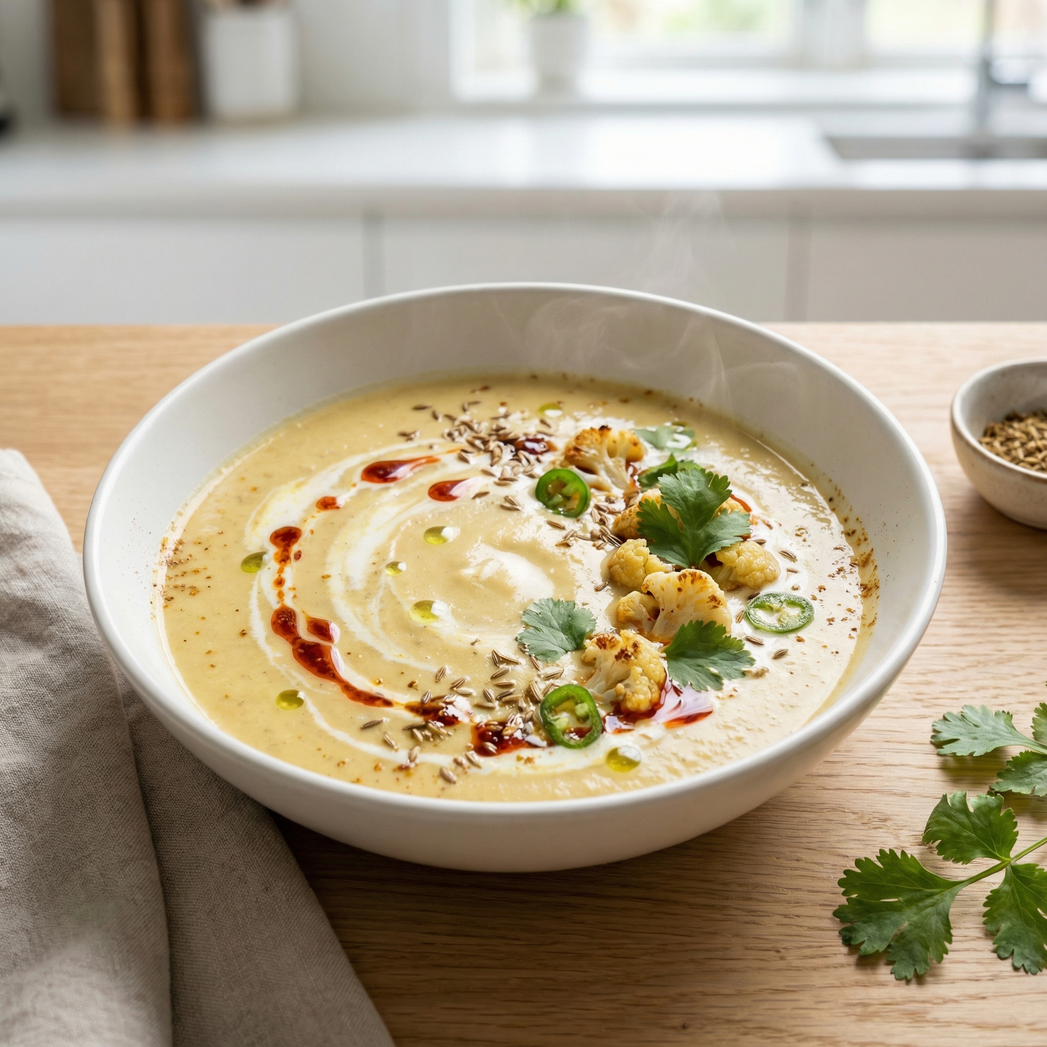Curried Cauliflower Soup