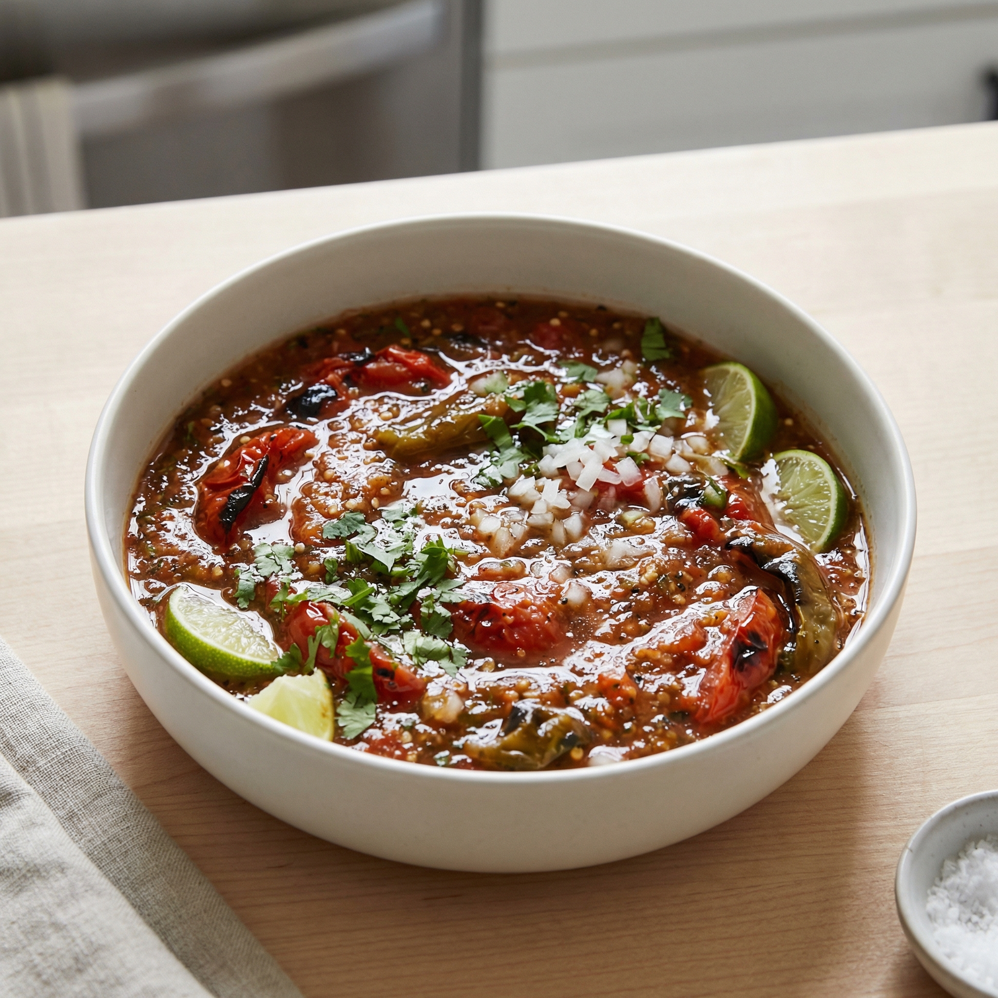 Drunken Roasted Salsa