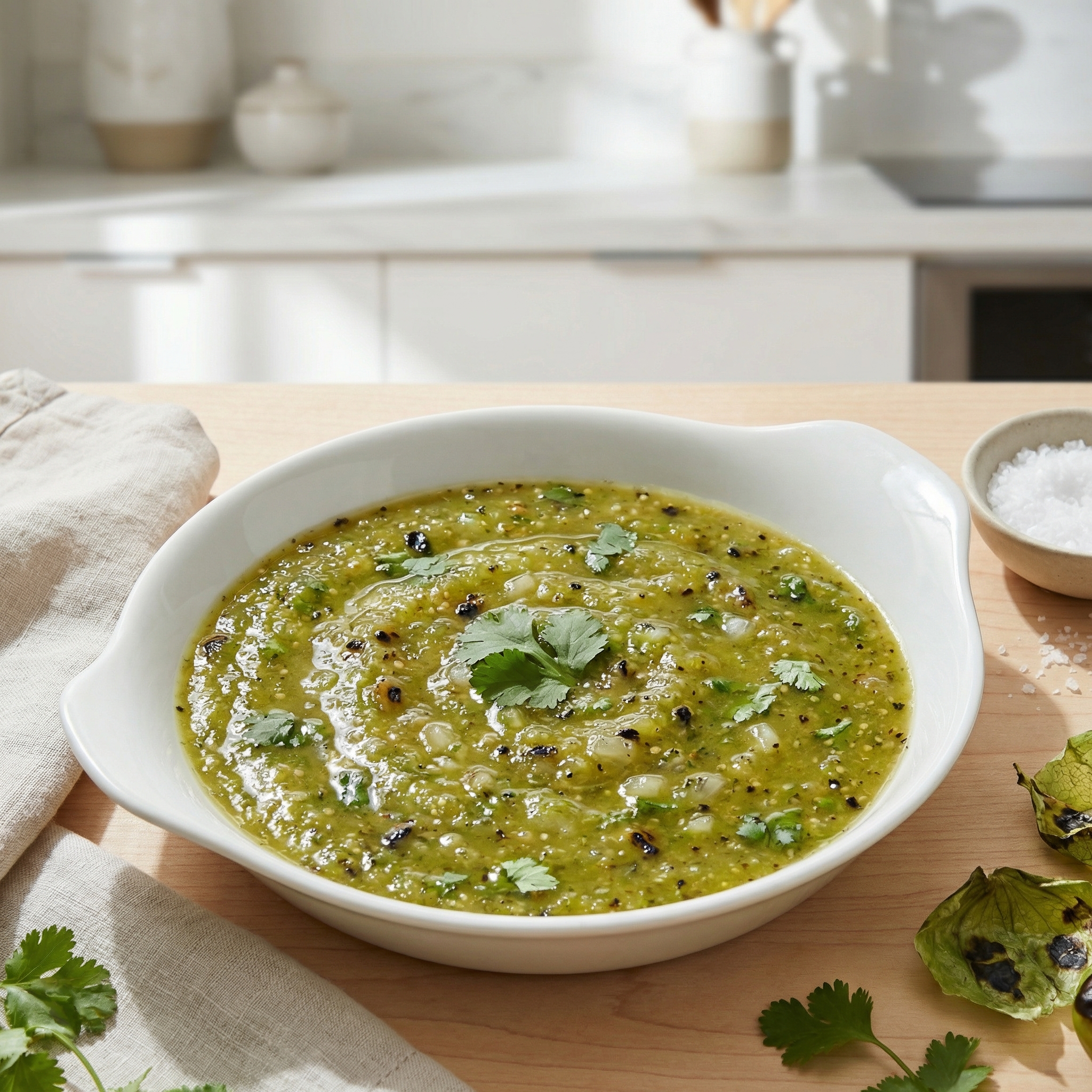 Charred Salsa Verde with Heat