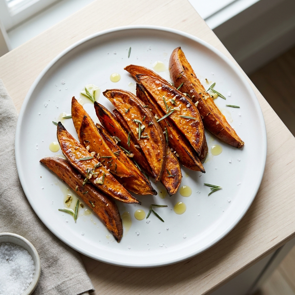 Roasted Sweet Potato Wedges