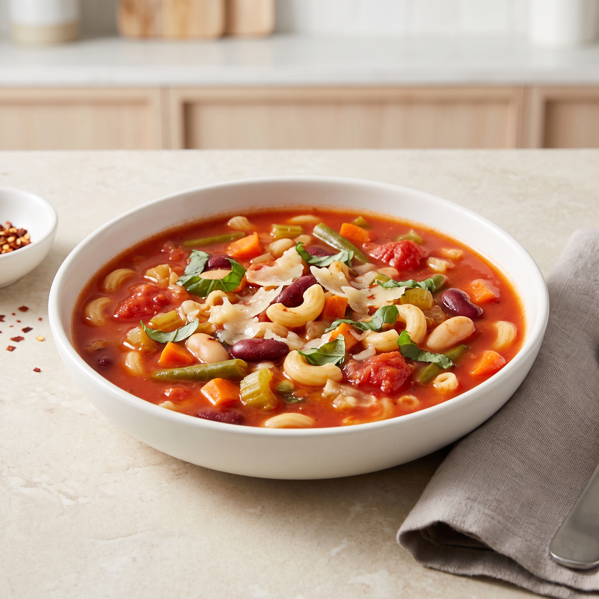 Robust Veggie Minestrone Soup