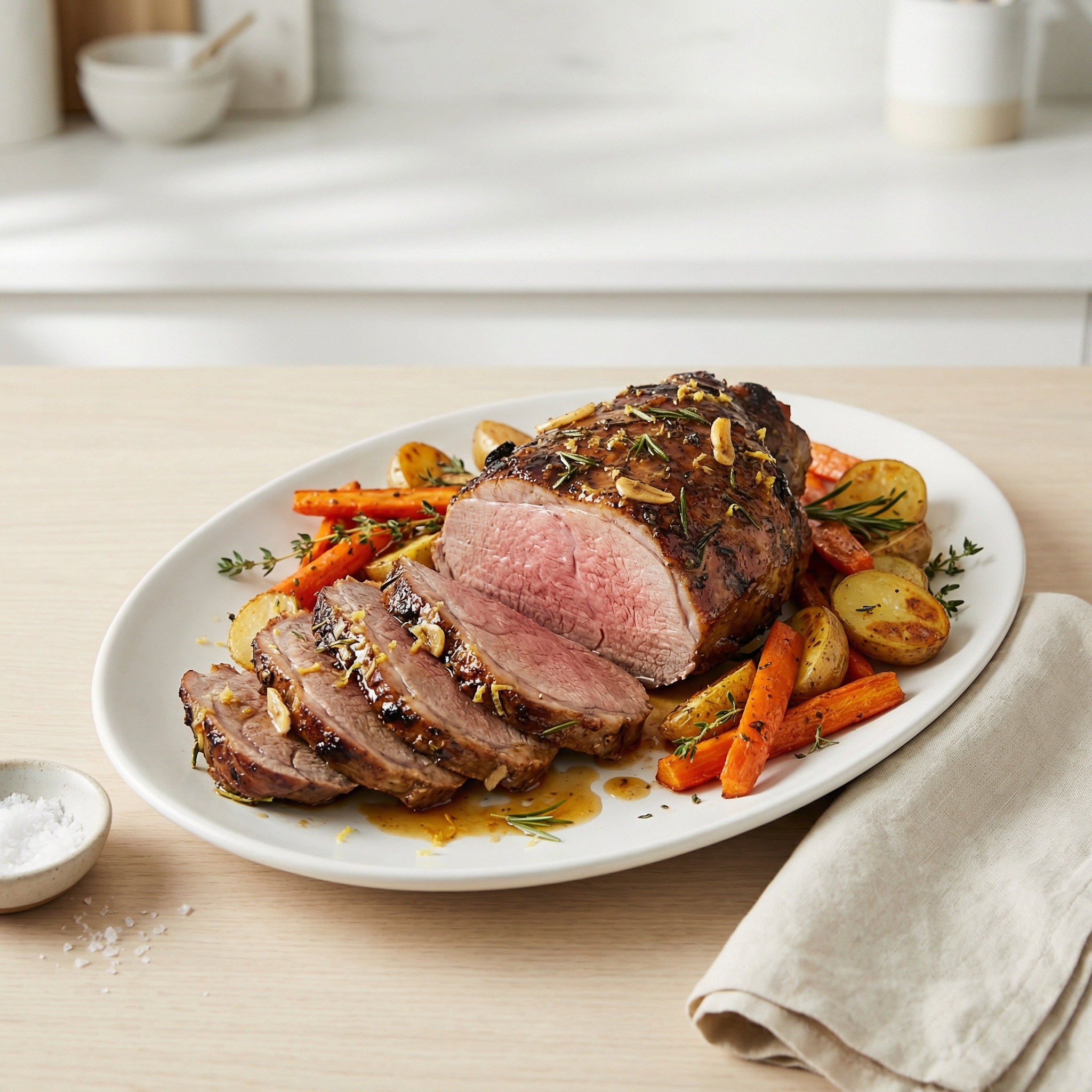 Roast Leg of Lamb with Rosemary