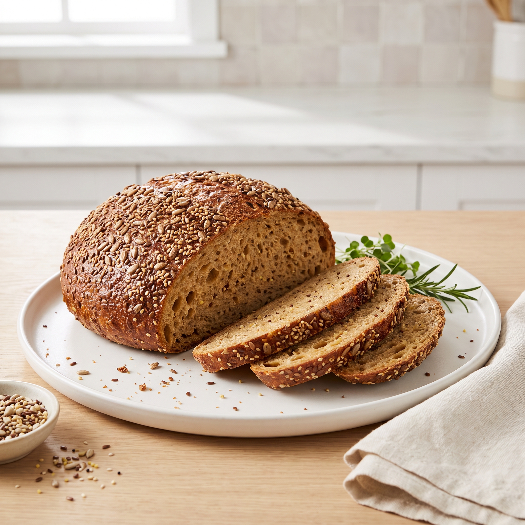 Rustic Seeded Multigrain Loaf