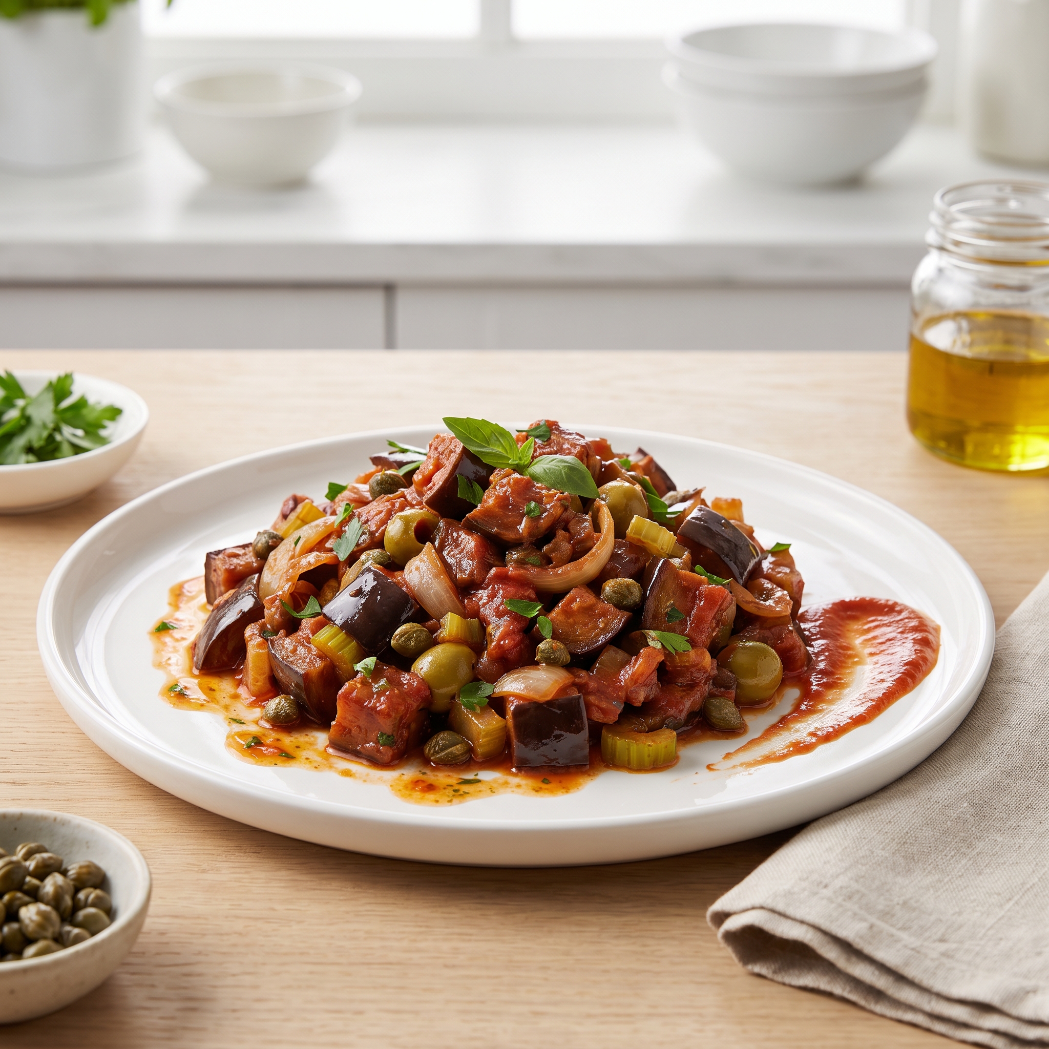 Ruth’s Sicilian Eggplant Caponata