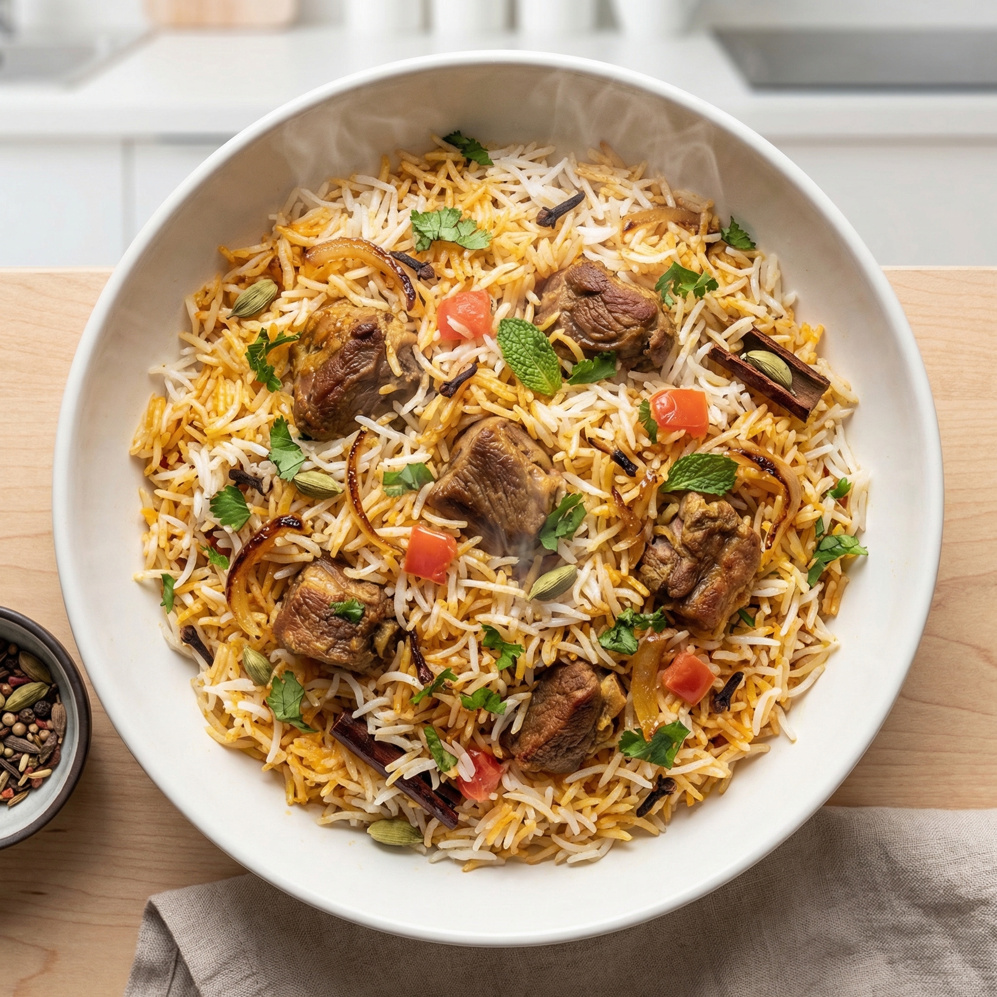 Gosht Biryani with Lamb