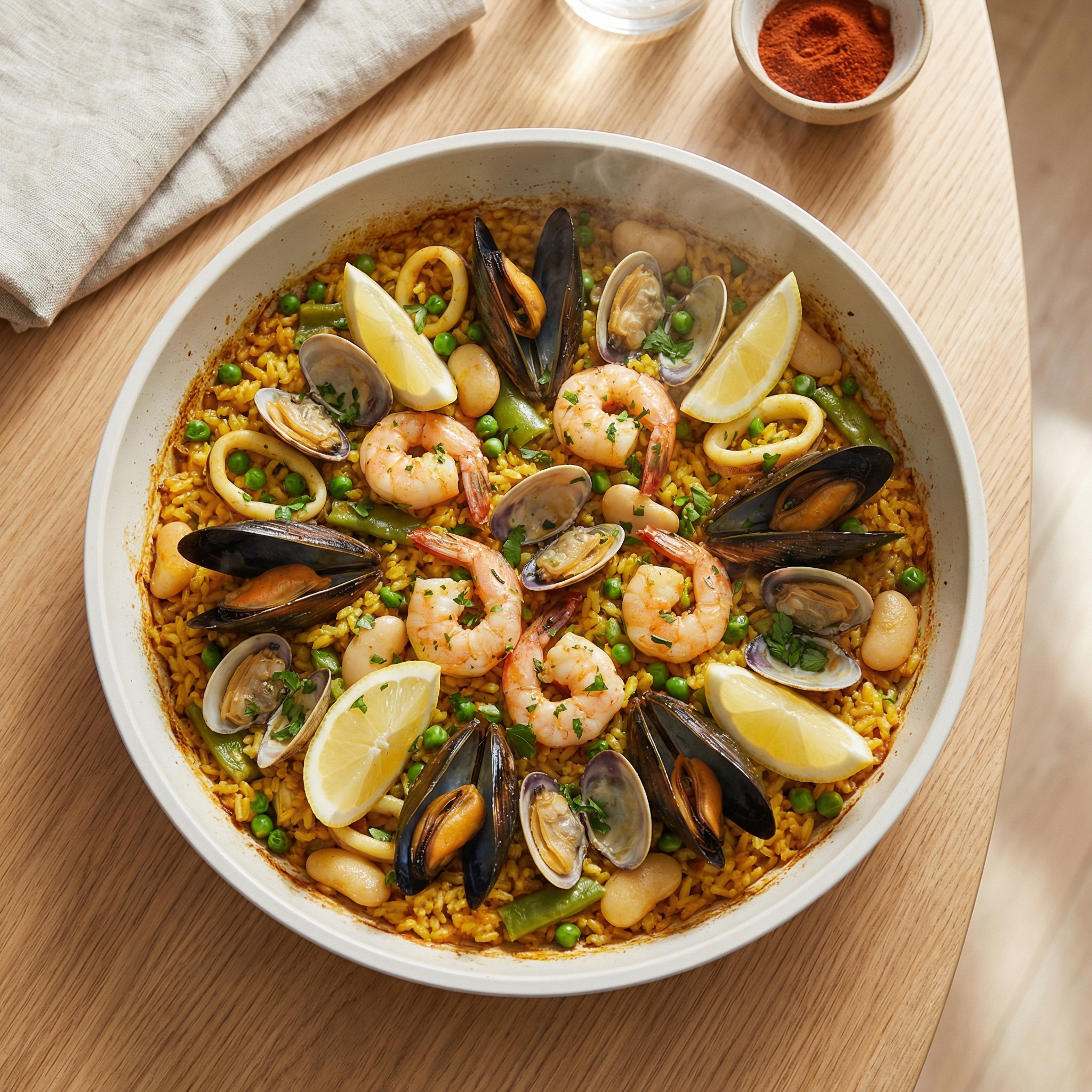 Classic Spanish Seafood Paella