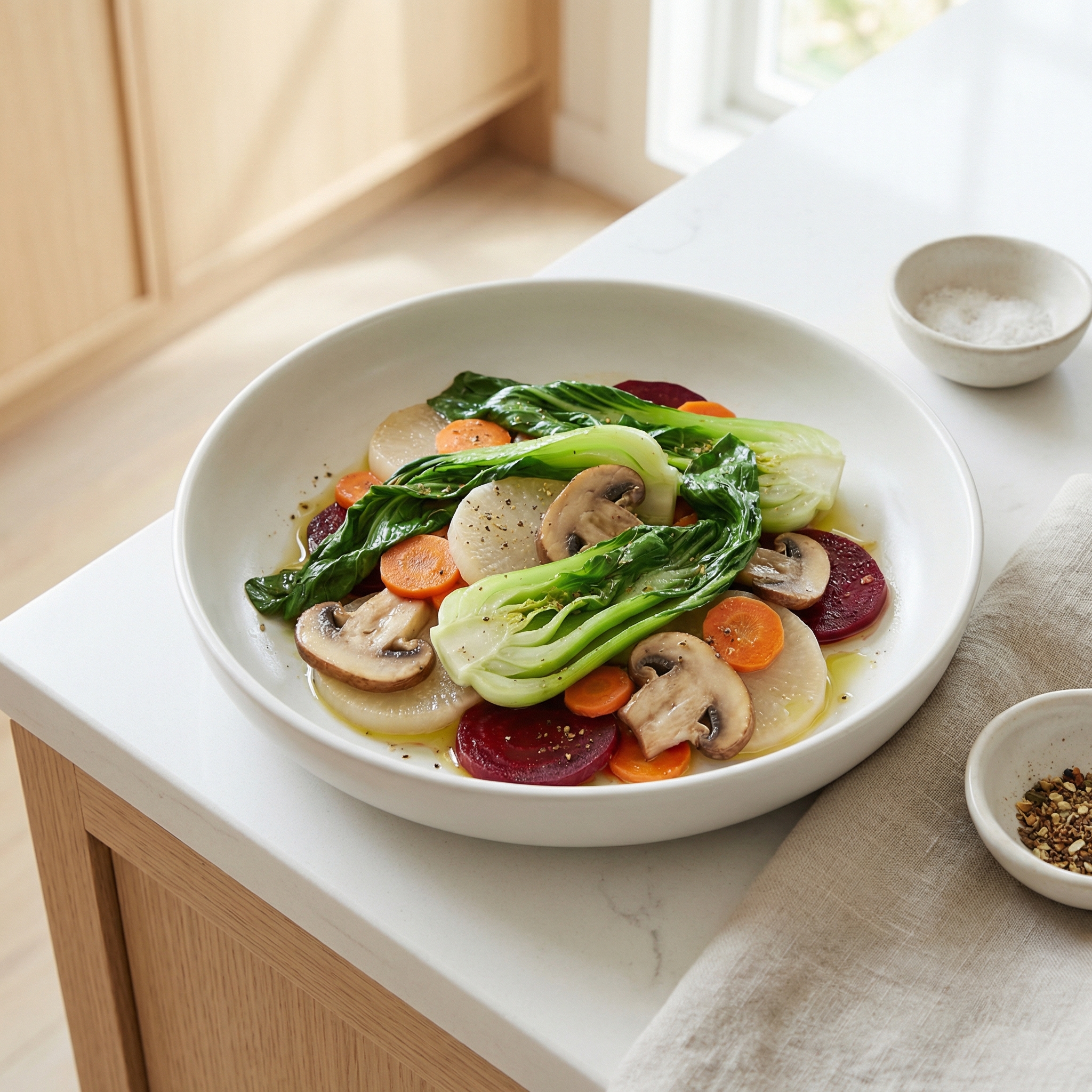 Bok Choy and Carrot Medley