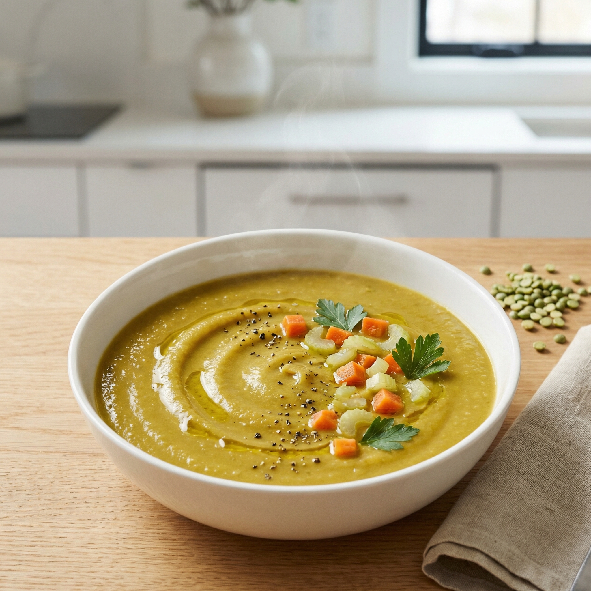 Simple Vegan Split Pea Soup