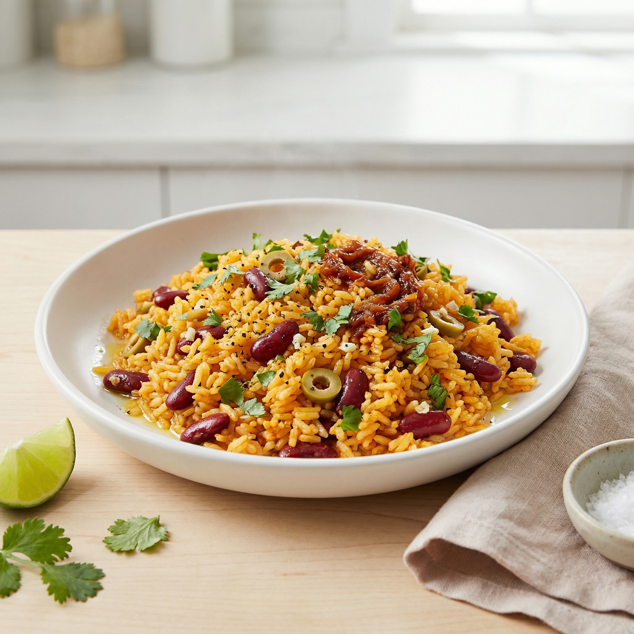 Flavorful Spanish Rice and Beans