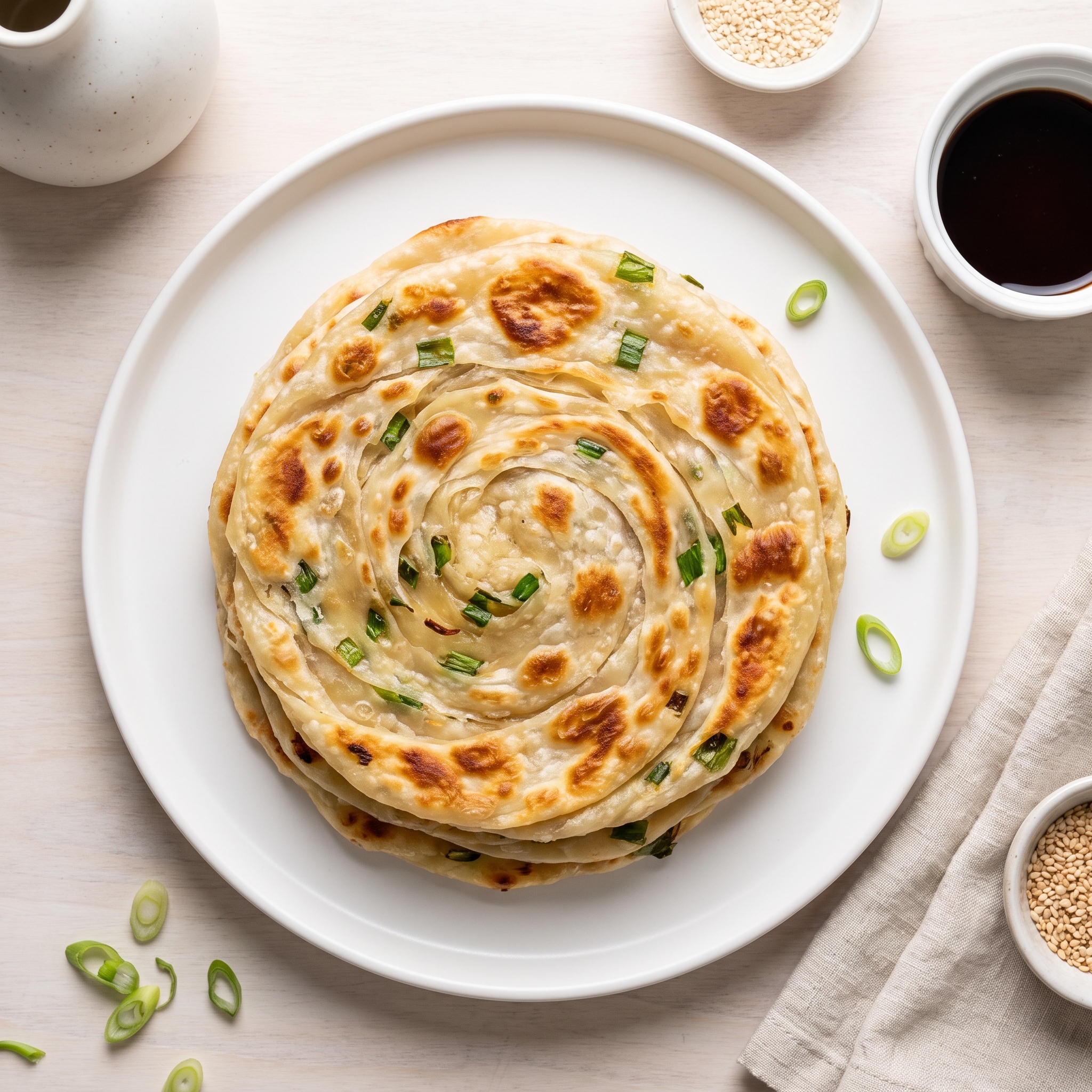 Scallion Pancakes (Green Onion Pancakes)