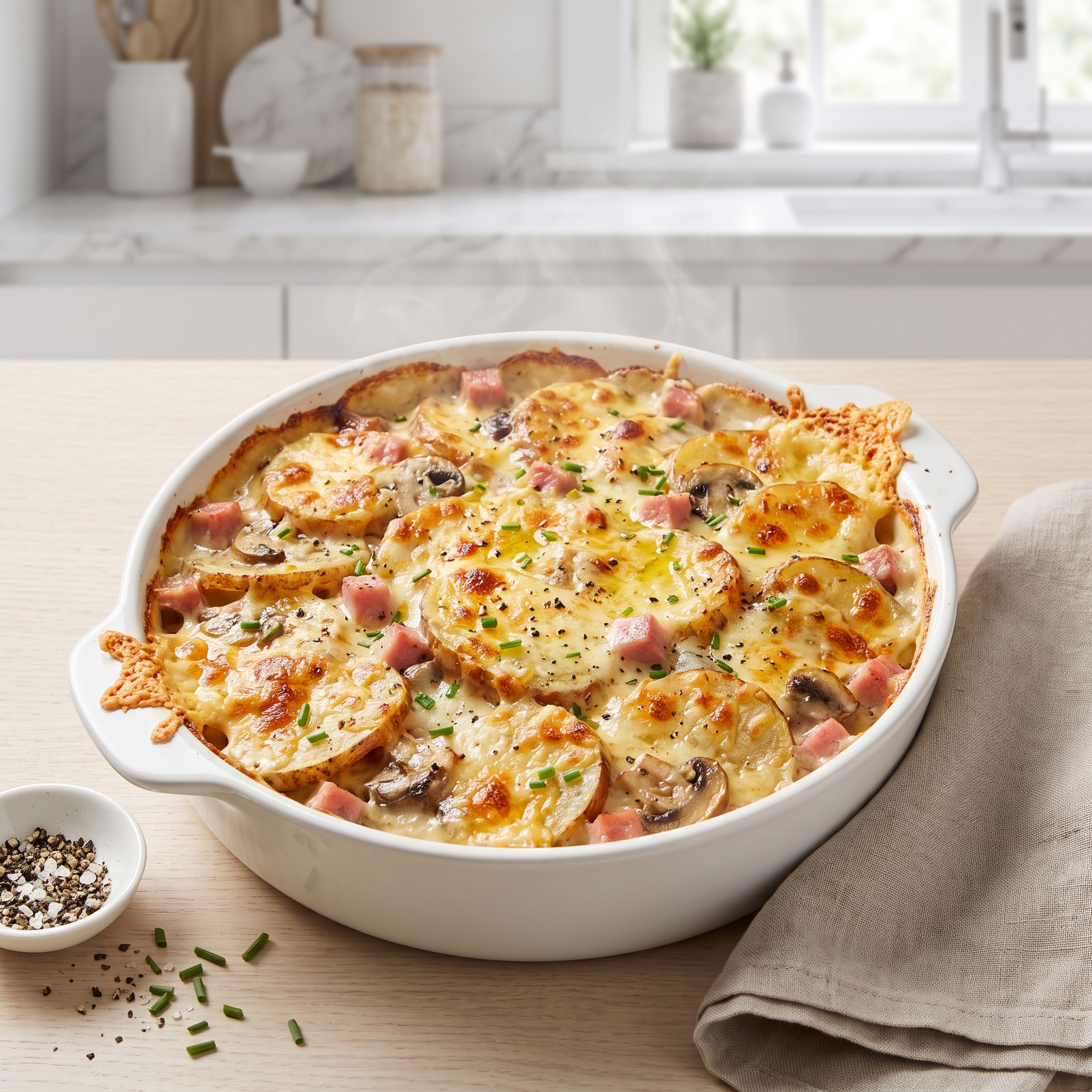 Scalloped Potatoes au Gratin