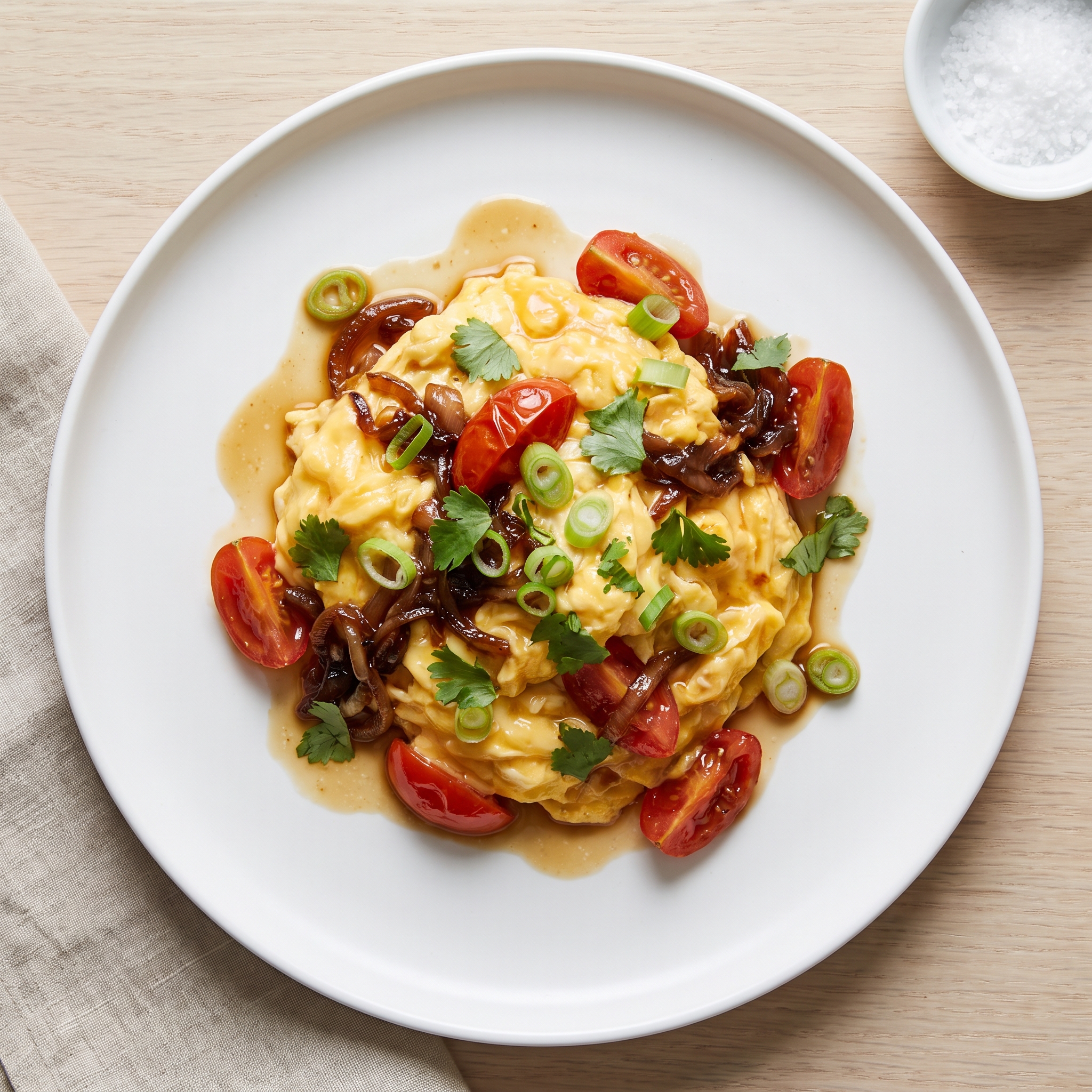 Scrambled Eggs and Tomatoes