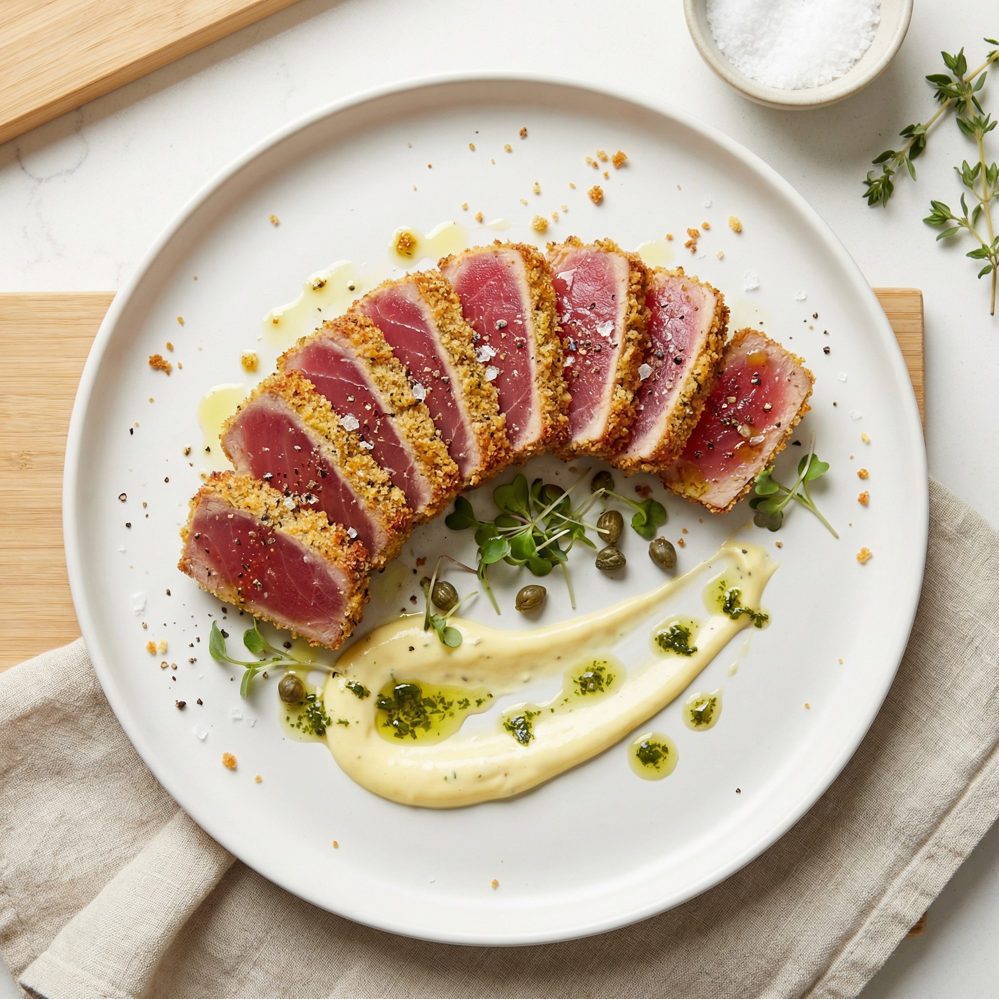 Quick Pan-Seared Ahi Tuna