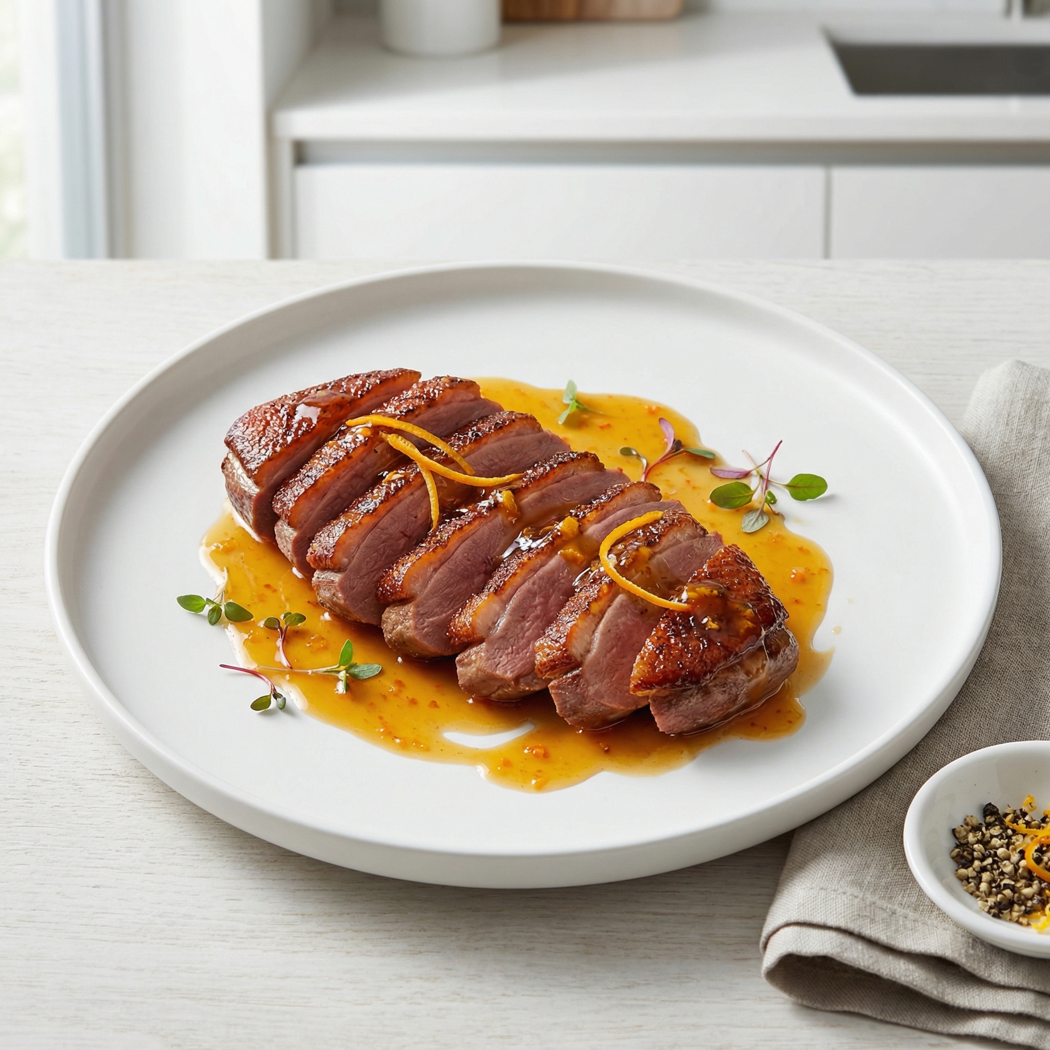 Orange-Glazed Duck Breast