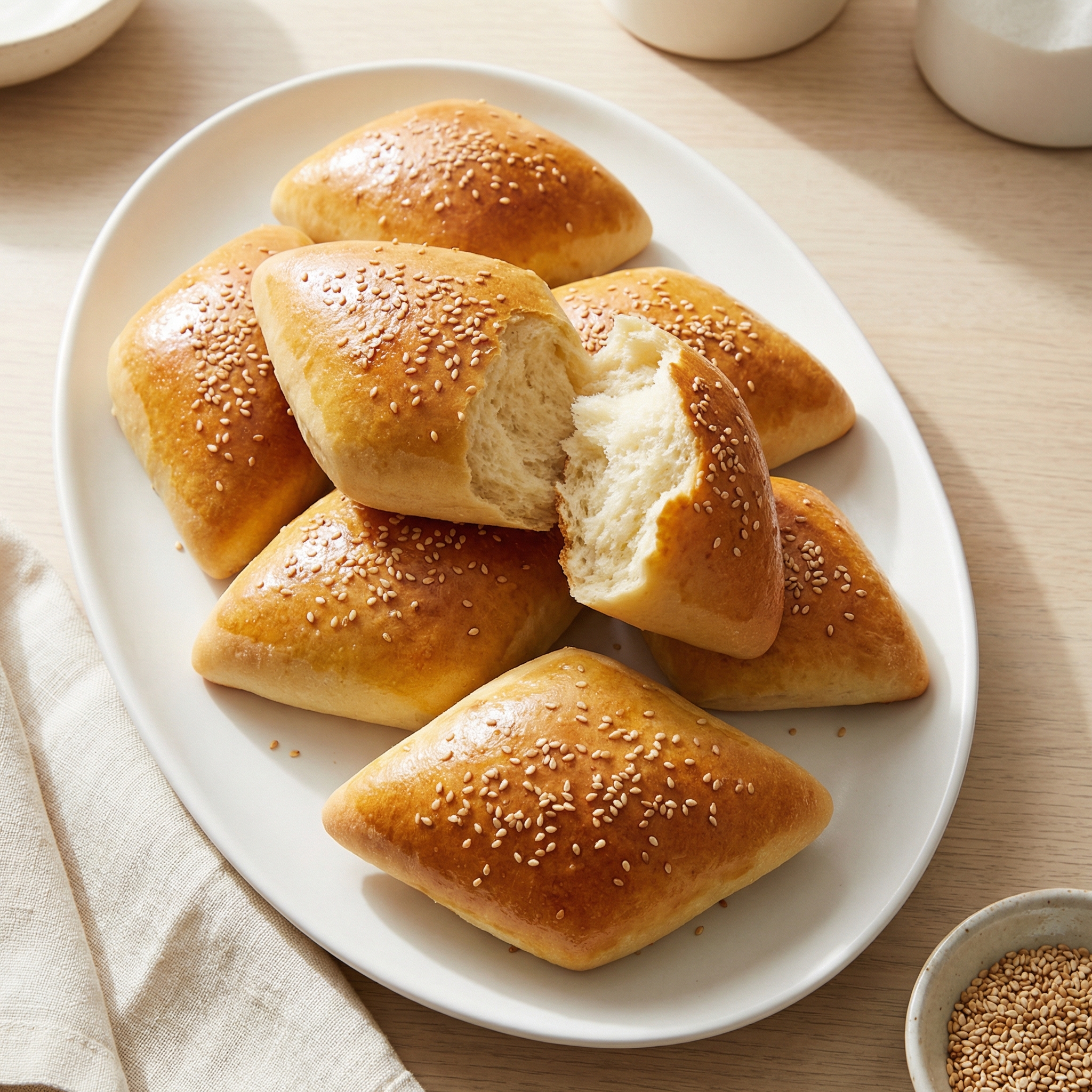 Samoon – Iraqi Diamond-Shaped Flatbread