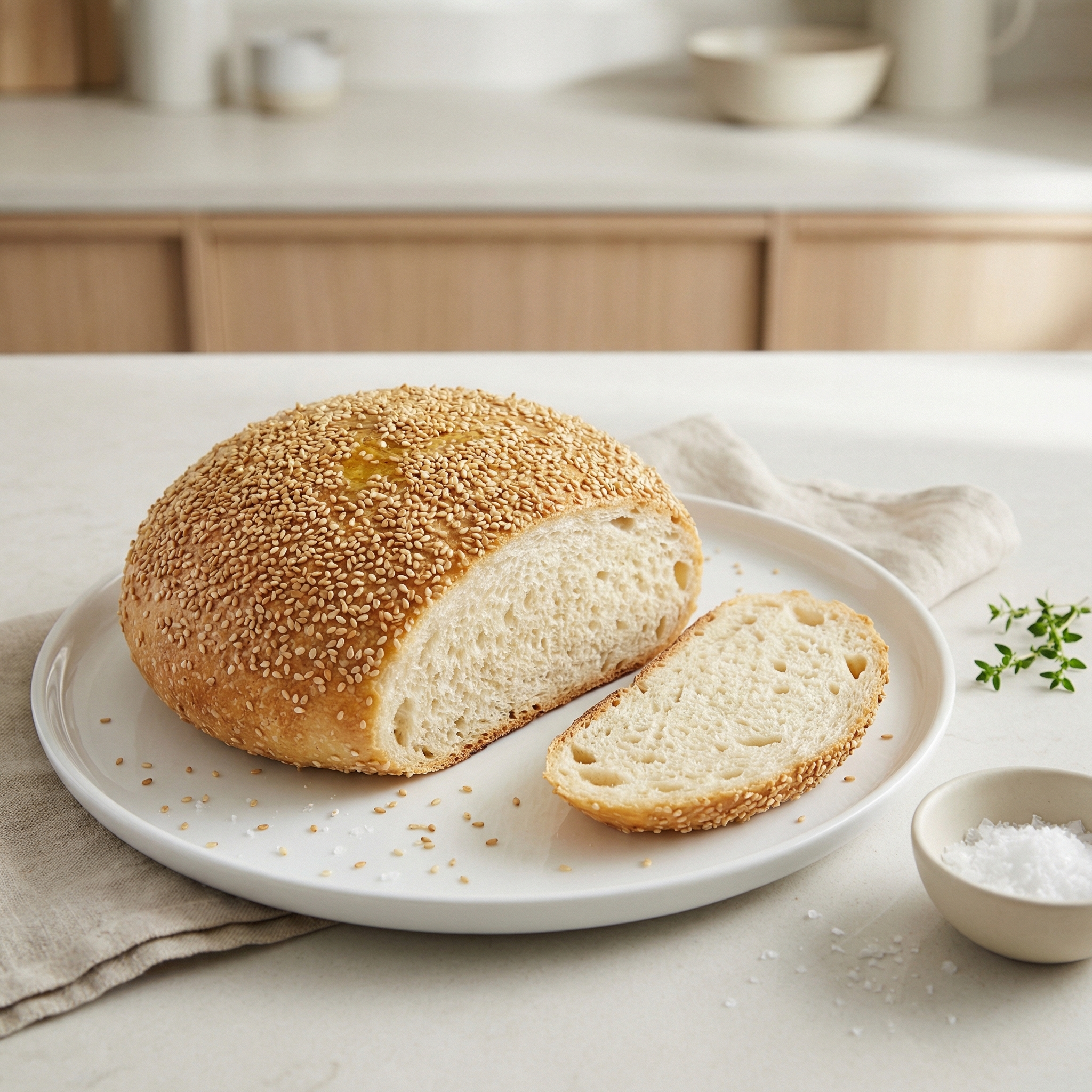 Crockpot No-Knead Bread