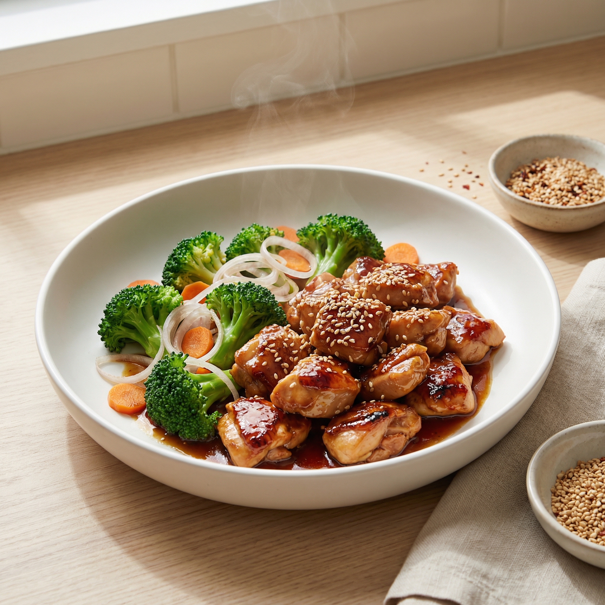 Broccoli and Sesame Chicken Stir-Fry