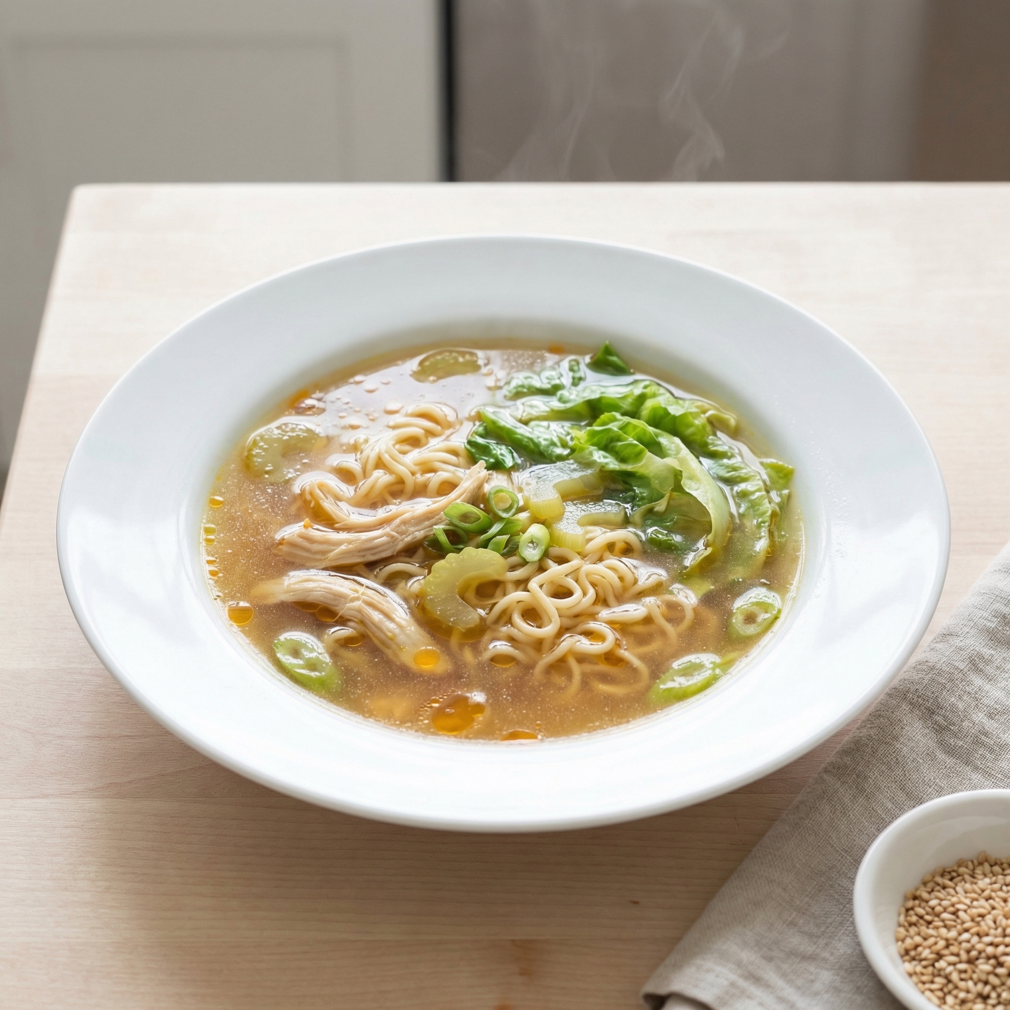 Spiced Chinese-Style Chicken Noodle Soup