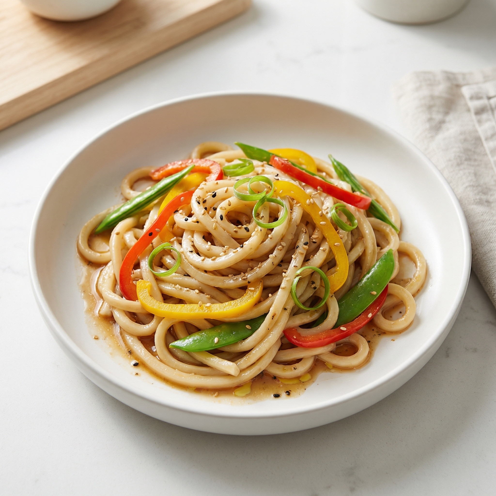 Sesame Udon Noodles
