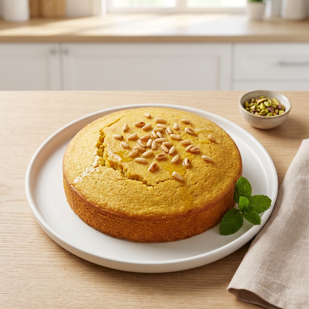 Sfoof – Lebanese Turmeric Semolina Cake