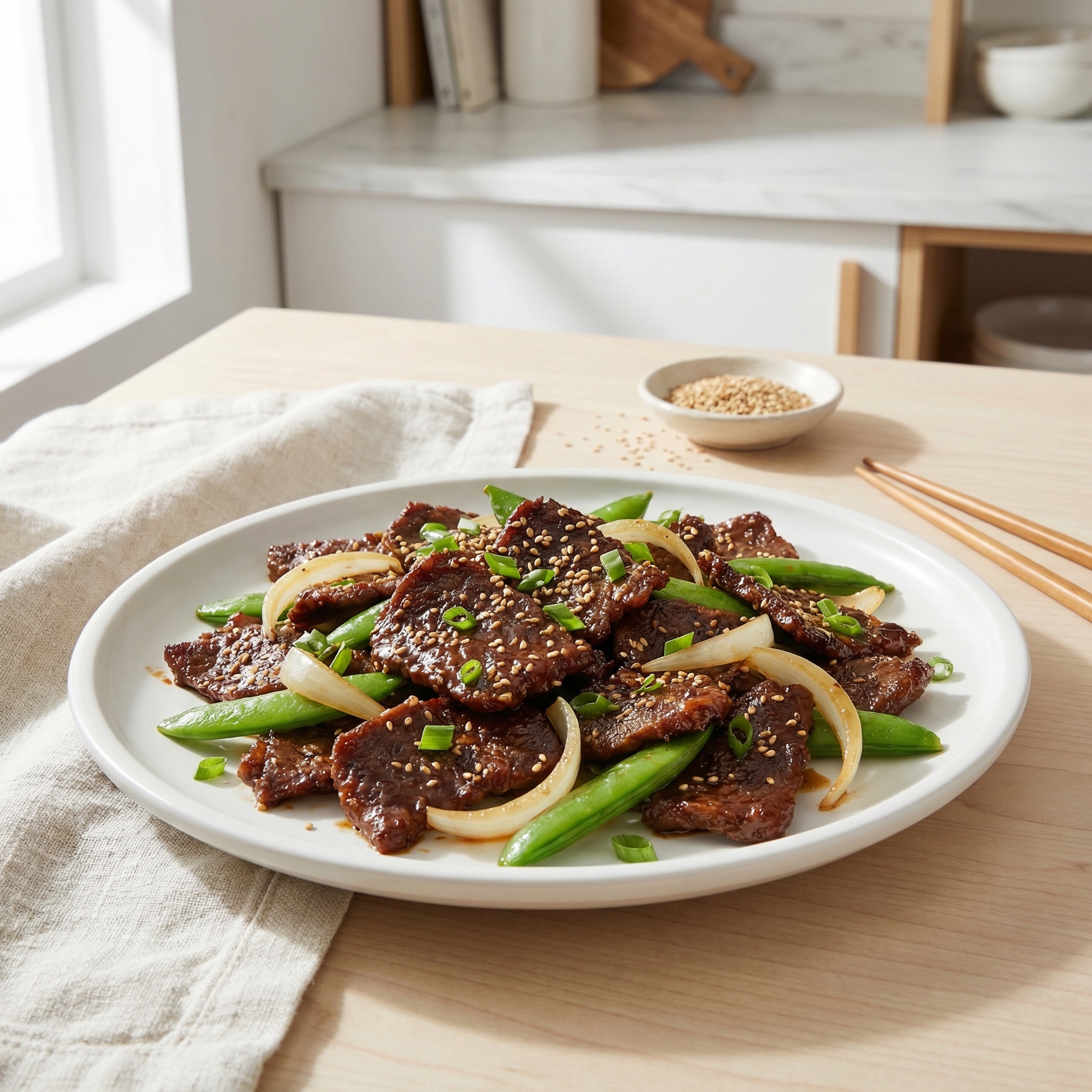 Weeknight Sheet-Pan Beef Bulgogi