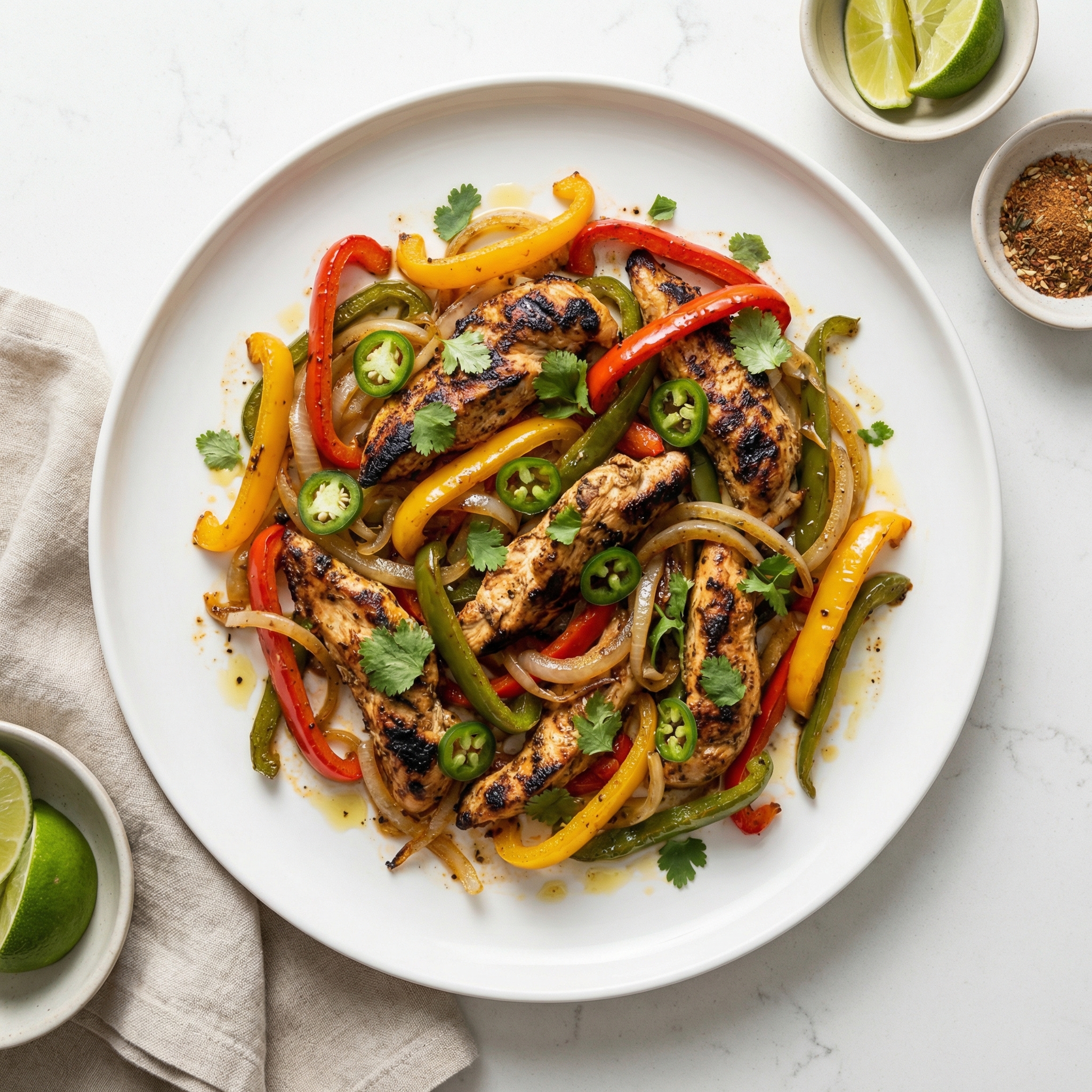 Sheet Pan Chicken Fajitas