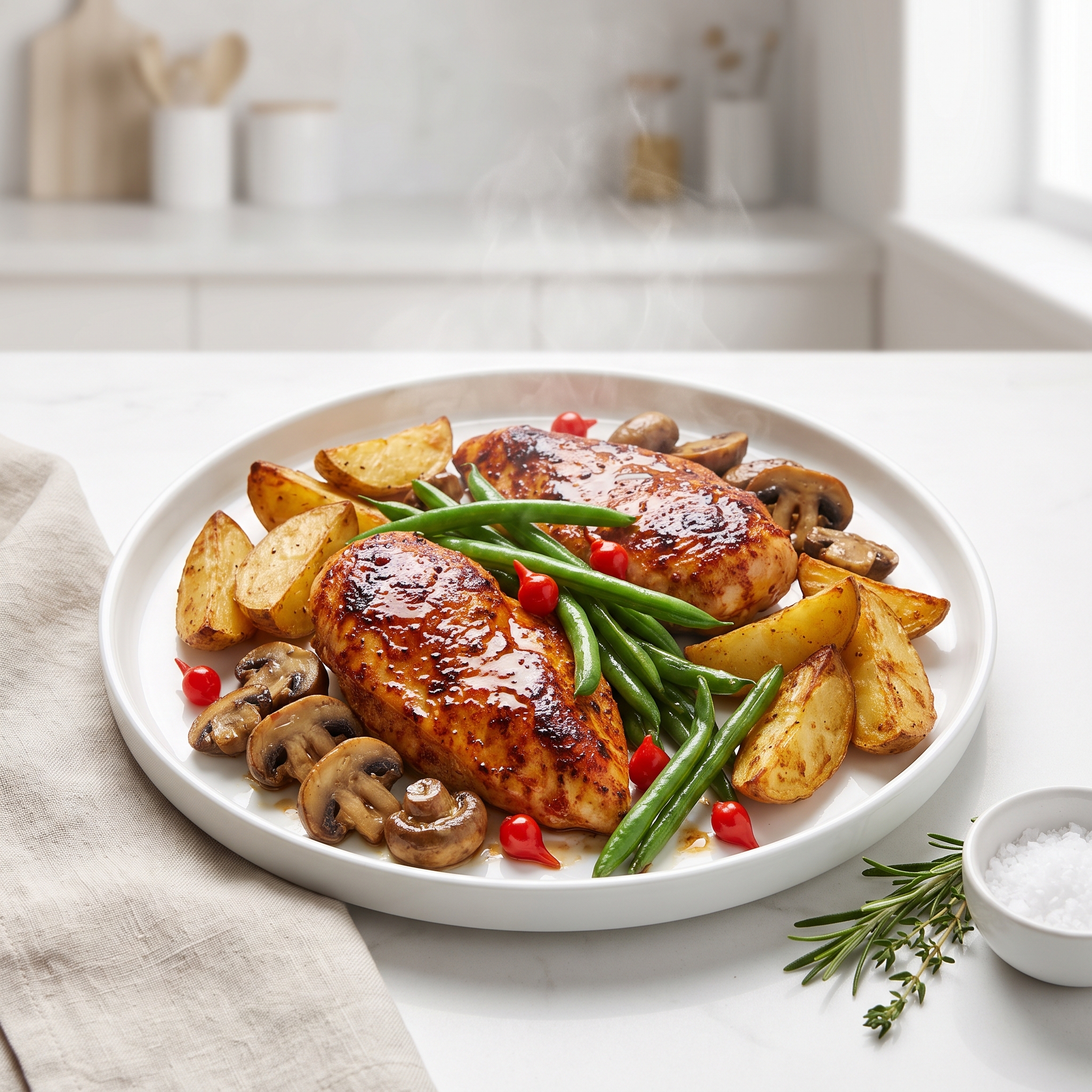 Sheet Pan Honey Balsamic Chicken and Vegetables