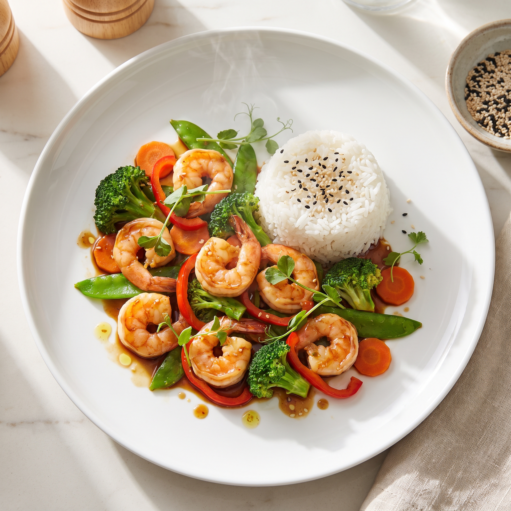 Shrimp and Broccoli Stir-Fry