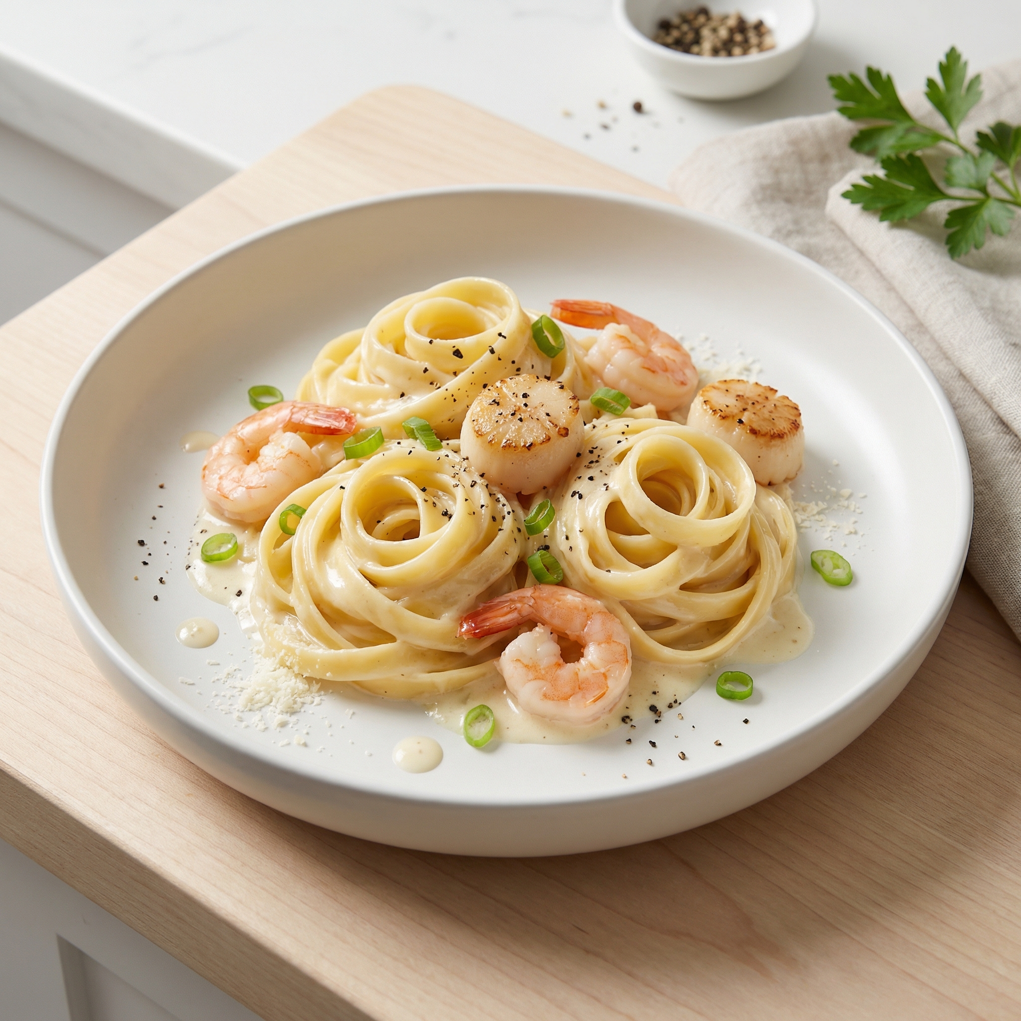 Seafood Fettuccine