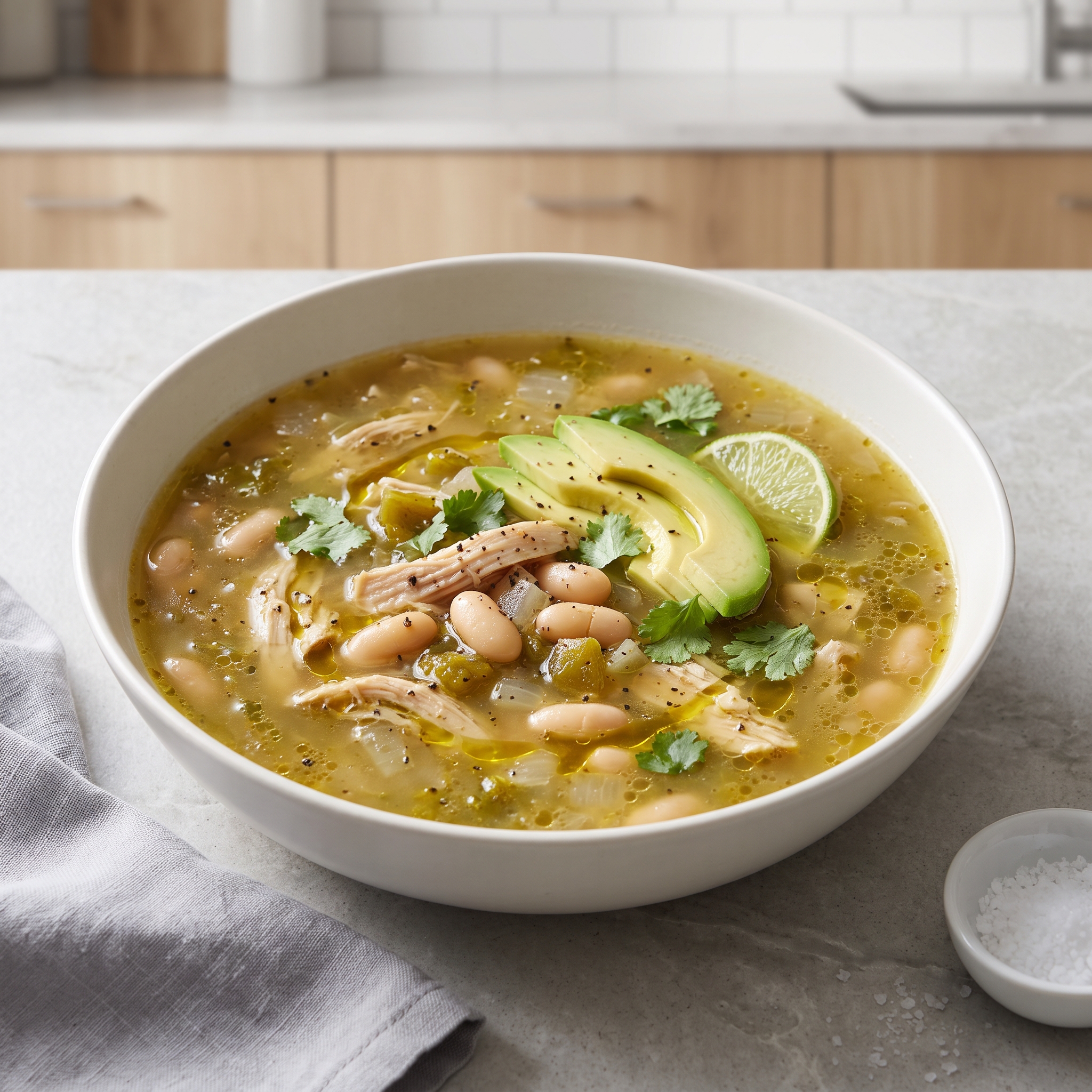 Simple Chicken and White Bean Soup