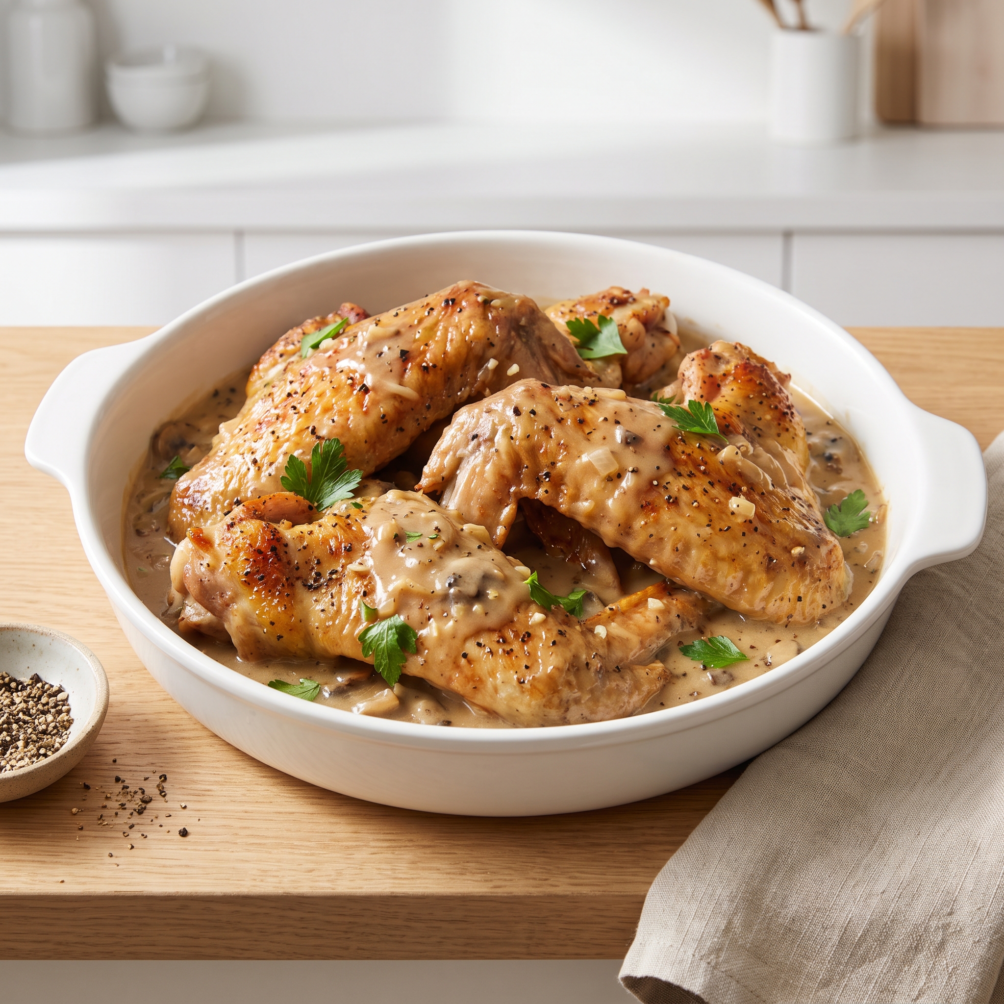 Simple Oven-Roasted Turkey Wings