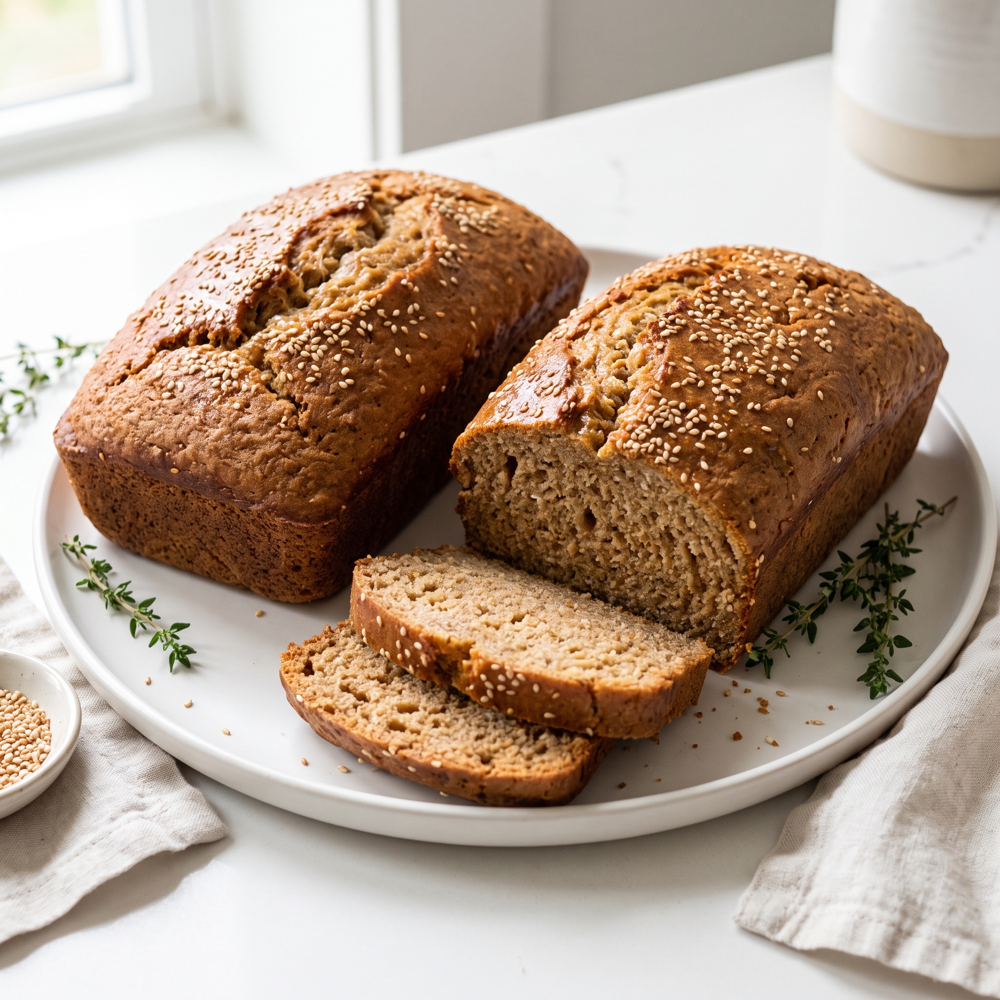 Simple Spelt Loaf Bread
