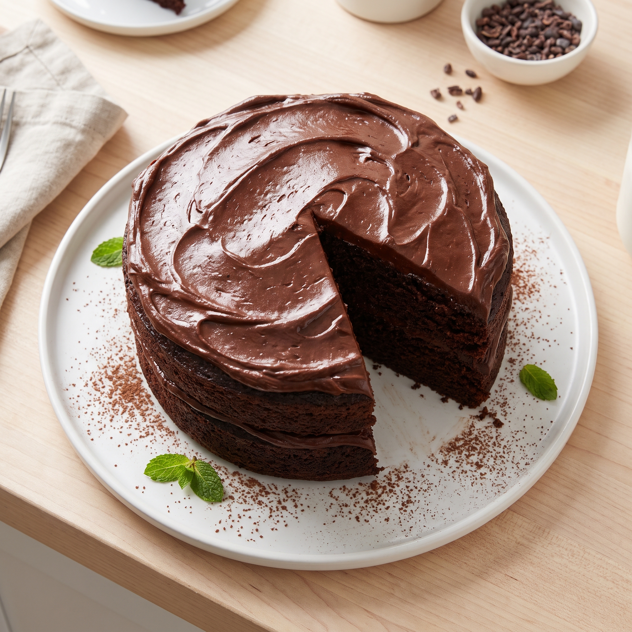 Single-Bowl Chocolate Cake