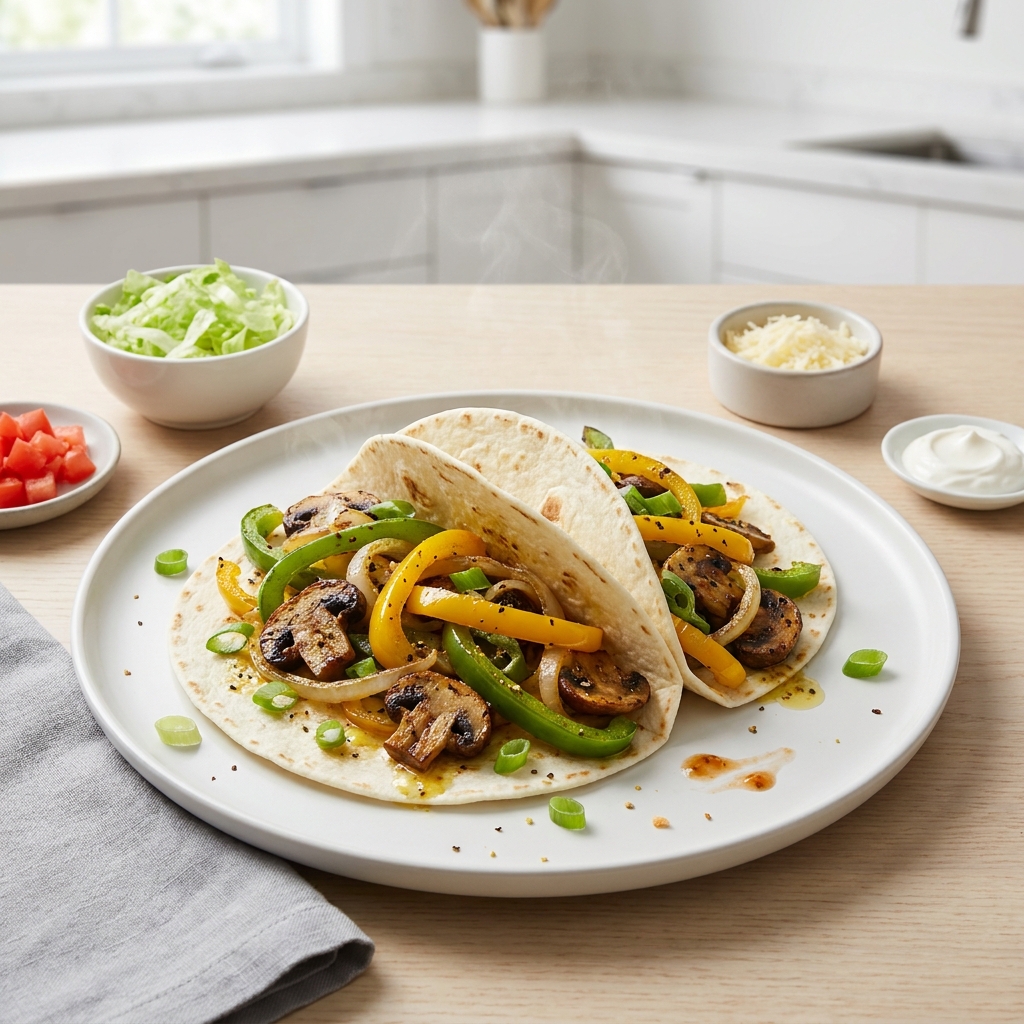 Sizzling Vegetable Fajitas