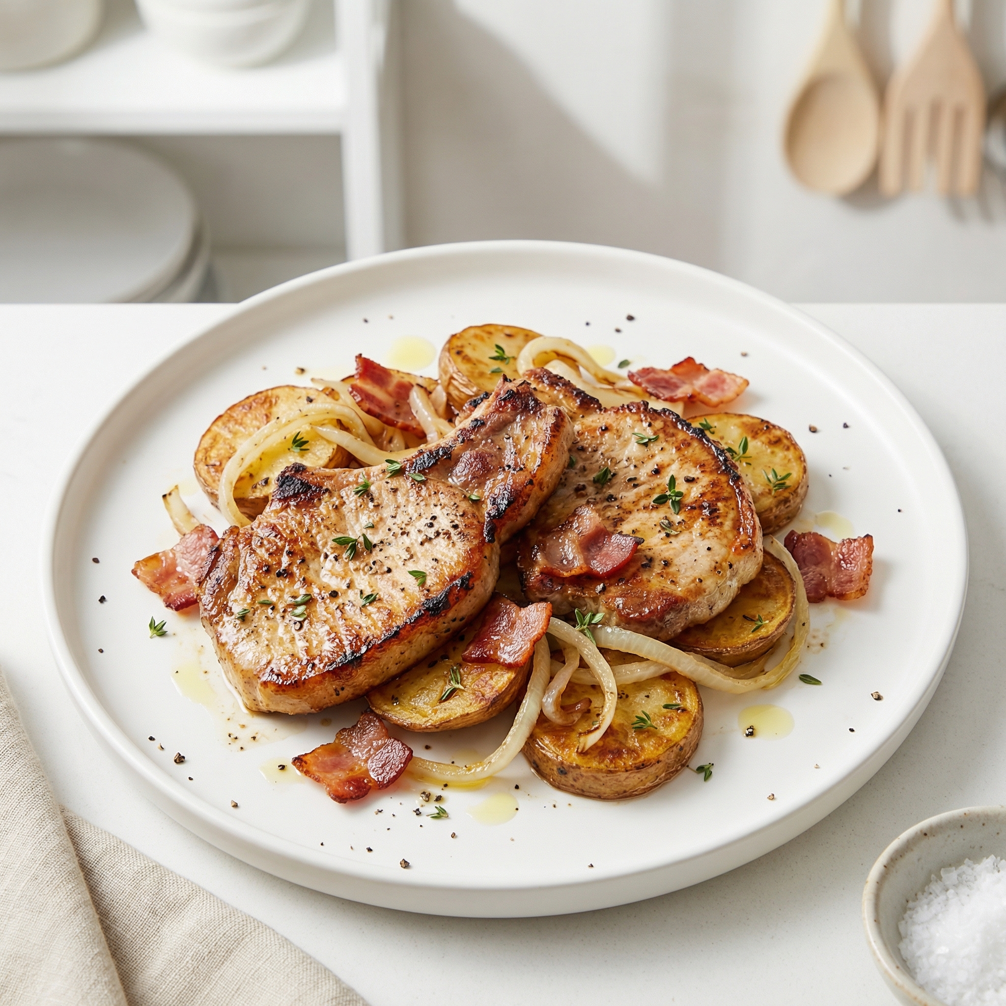 Grandma’s Skillet Pork Chop Supper