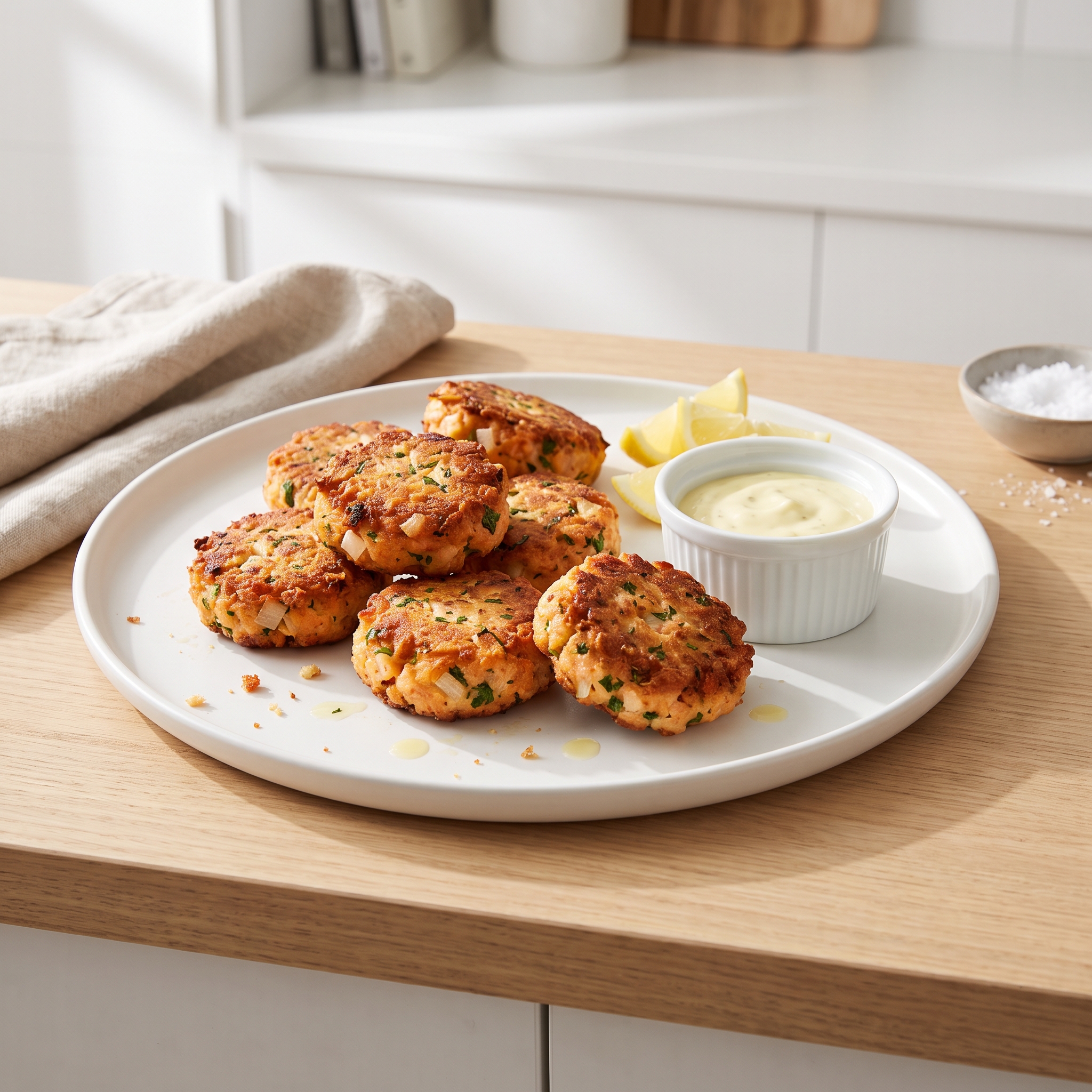 Skillet Salmon Croquettes