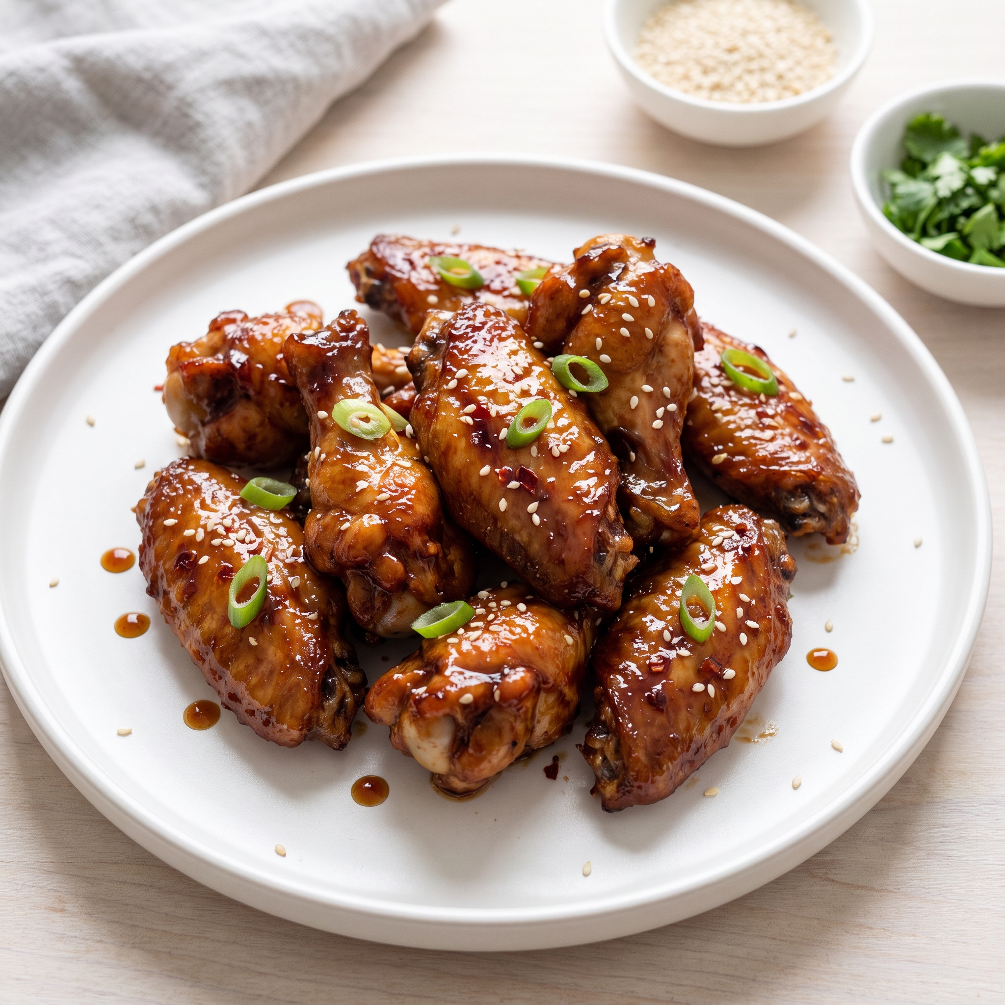 Skillet Teriyaki Sticky Wings