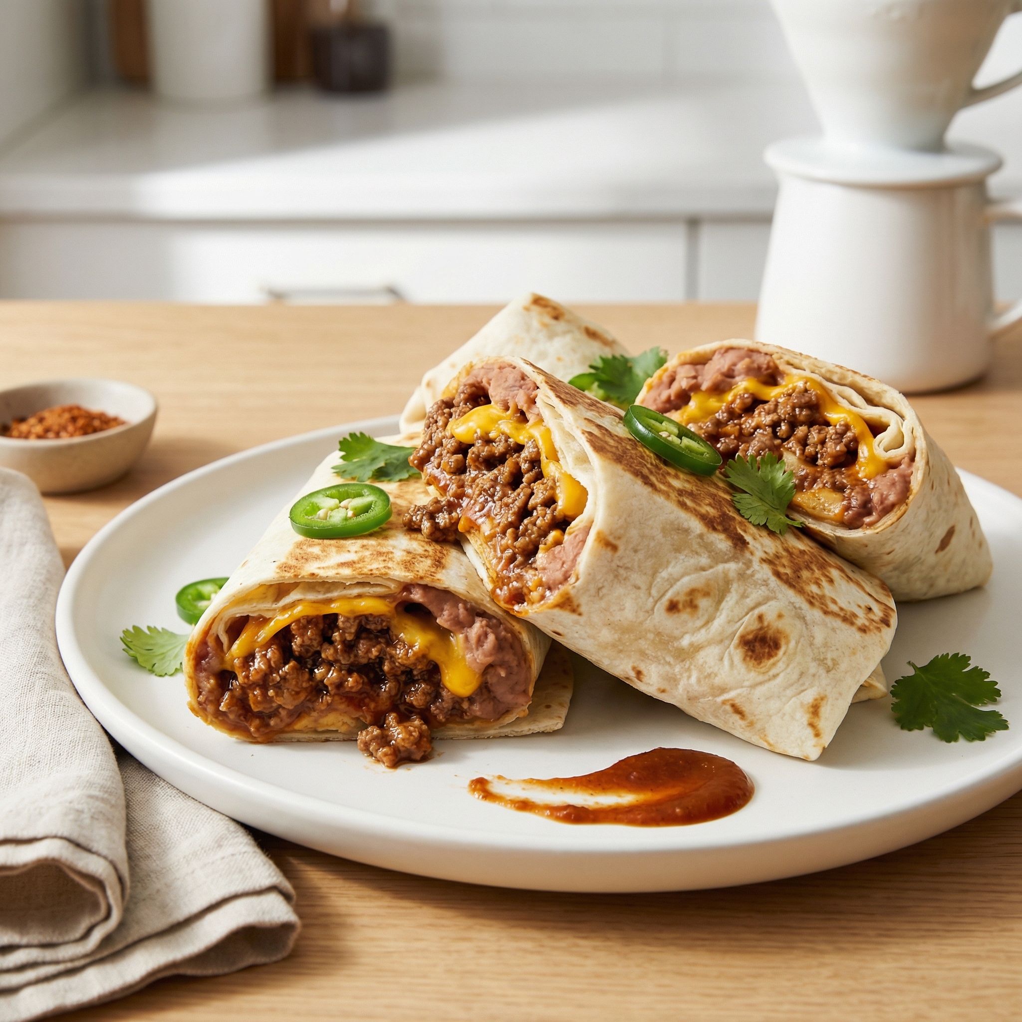 Sloppy Joe Burritos